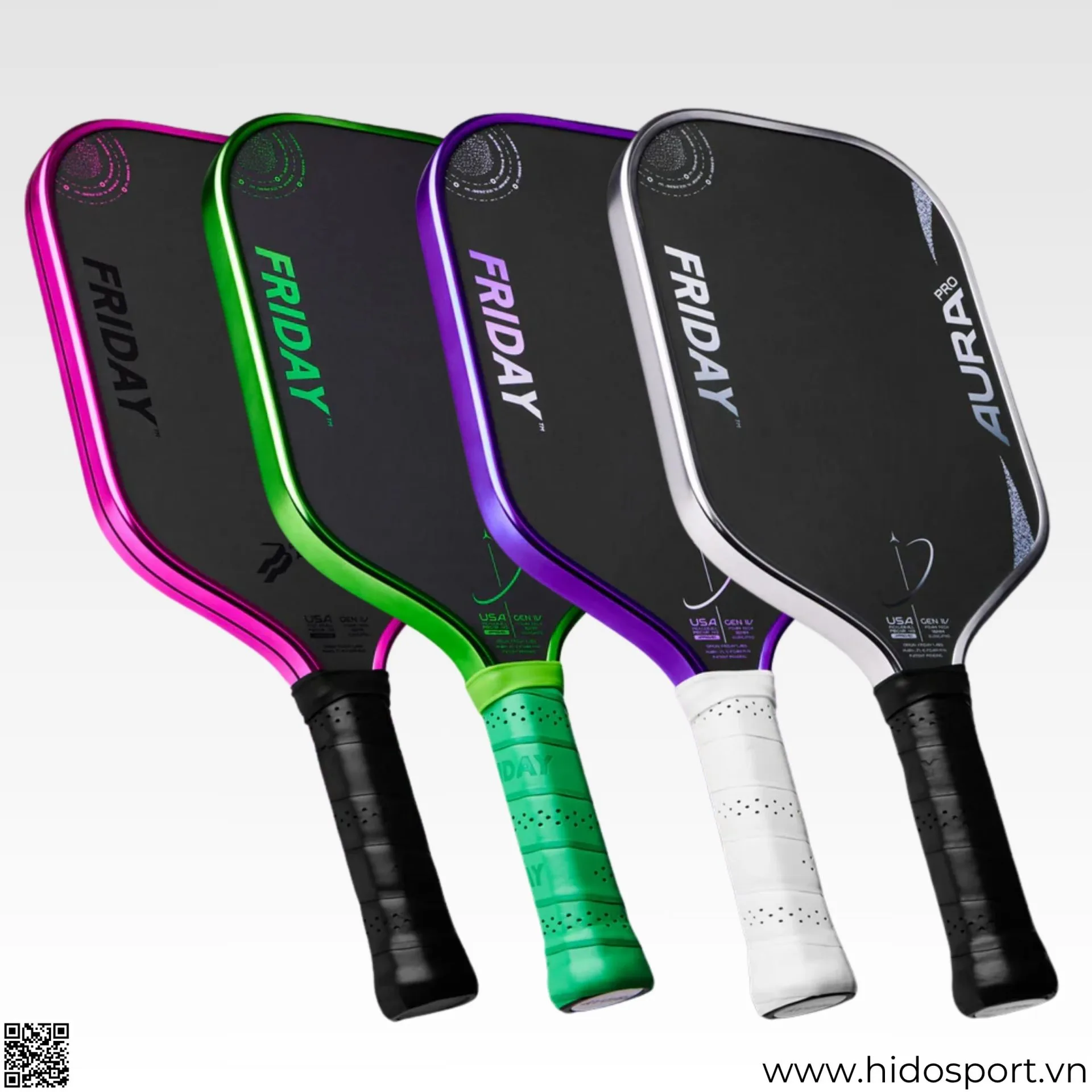 Vot Pickleball Friday Aura Pro Metallic Edition All Colors