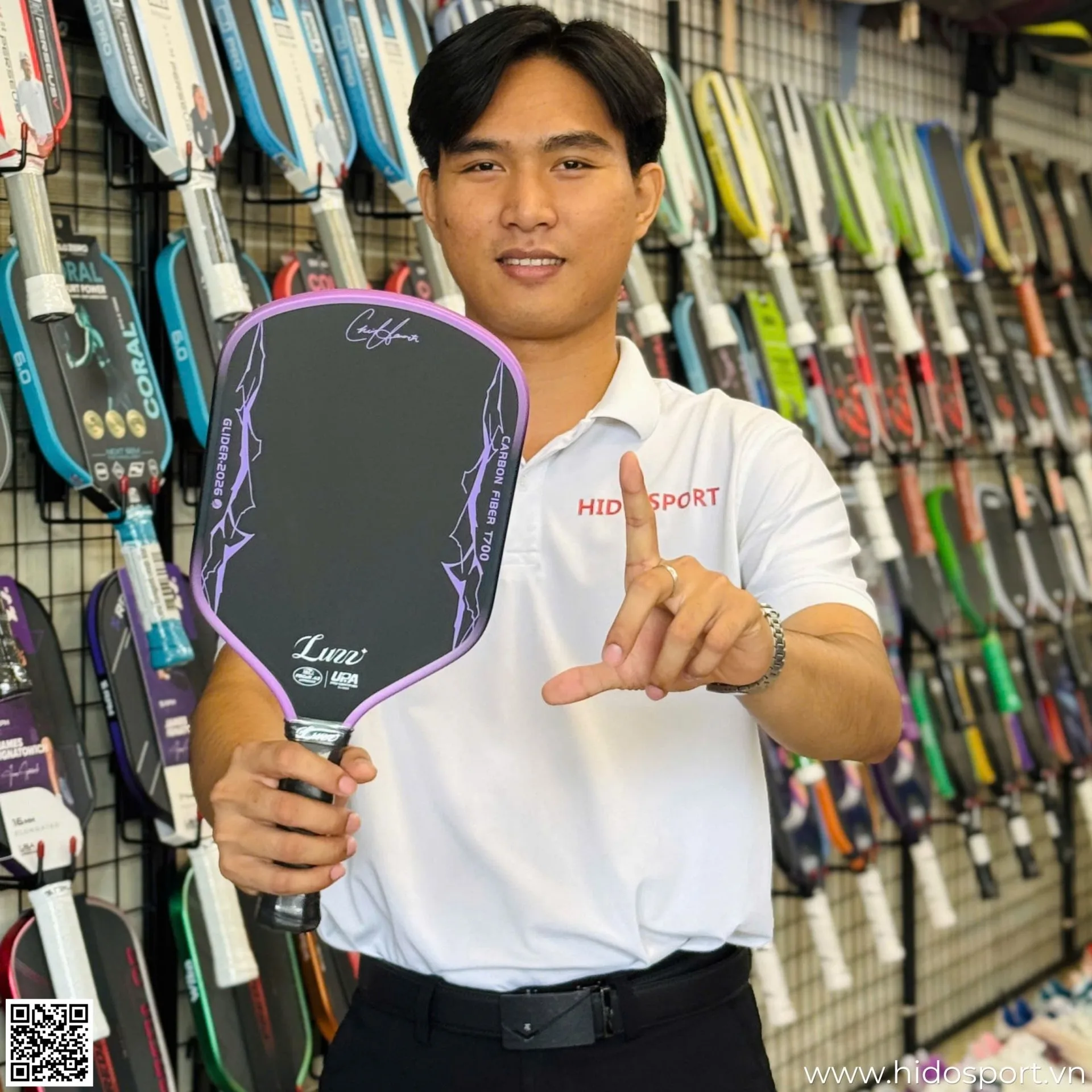Vot Pickleball Luzz Glider Chris Haworth Signature 2026 Form Hybrid
