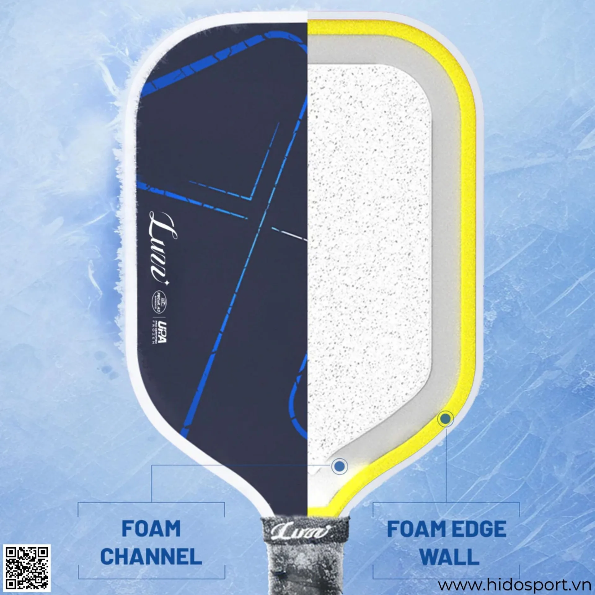 (TITLE)% Vot Pickleball Luzz Inferno Frozen Loi Foam 01