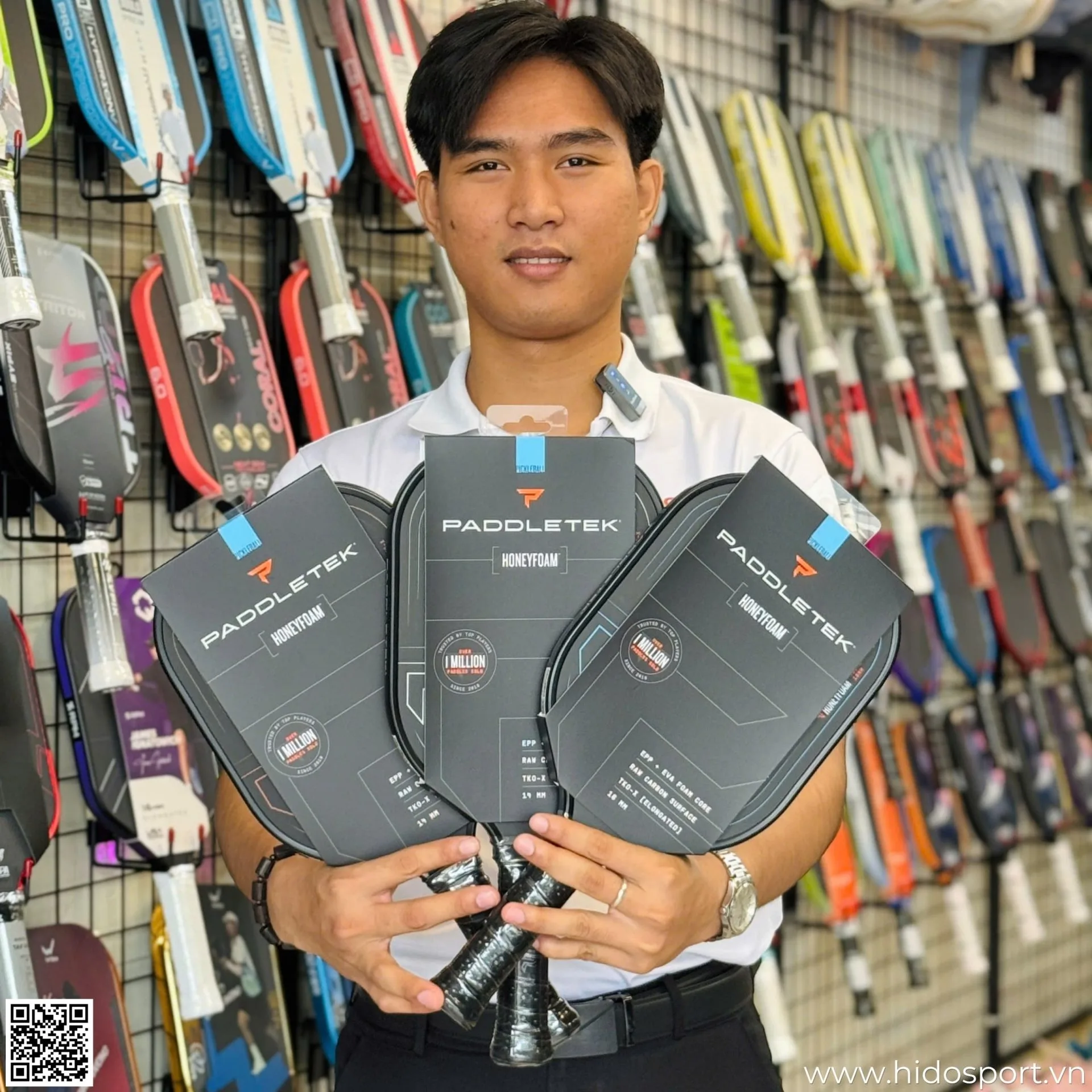 Vot Pickleball Paddletek Honeyfoam Tko X Bst 3 Mau