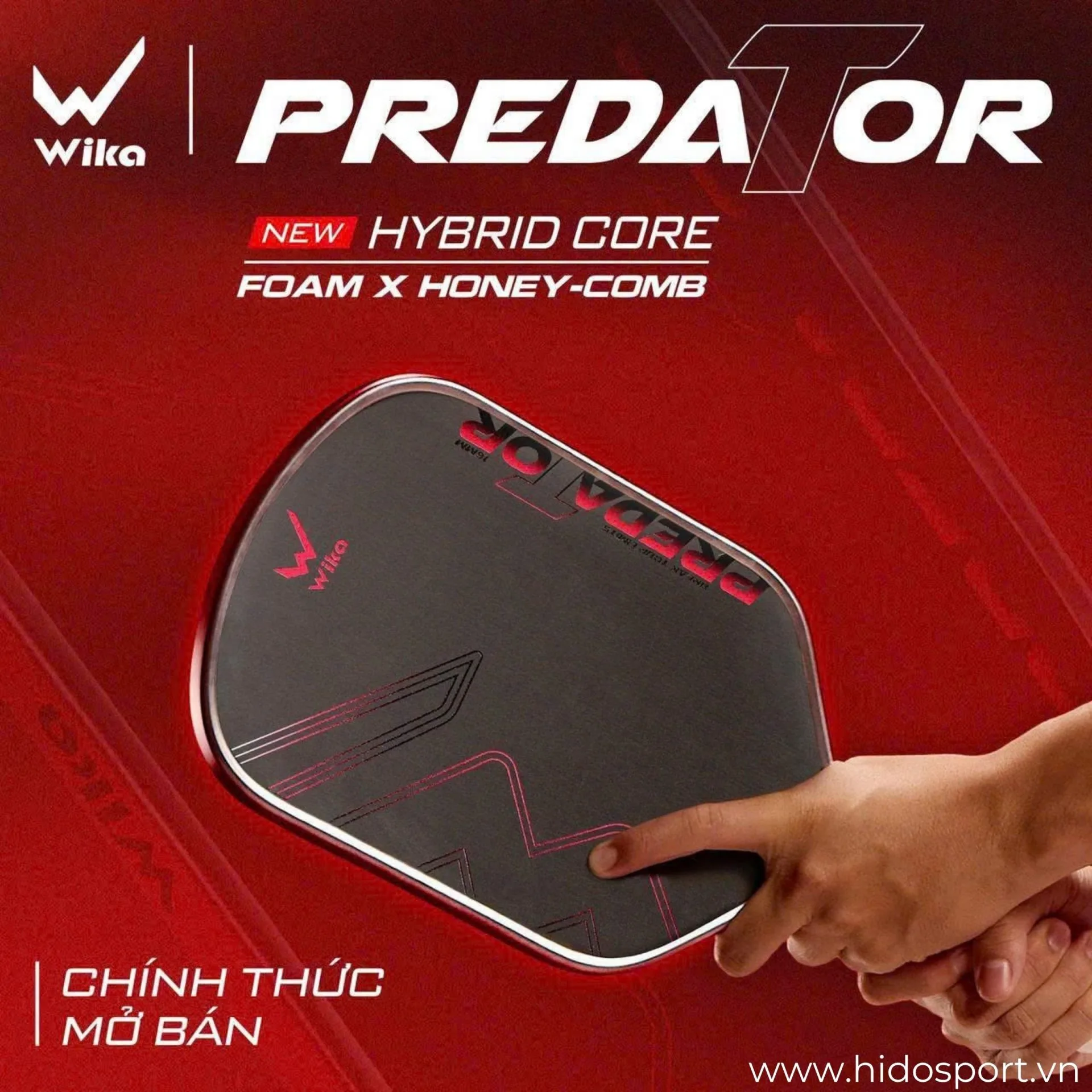 (TITLE)% Vot Pickleball Wika Predator Hybrid Core