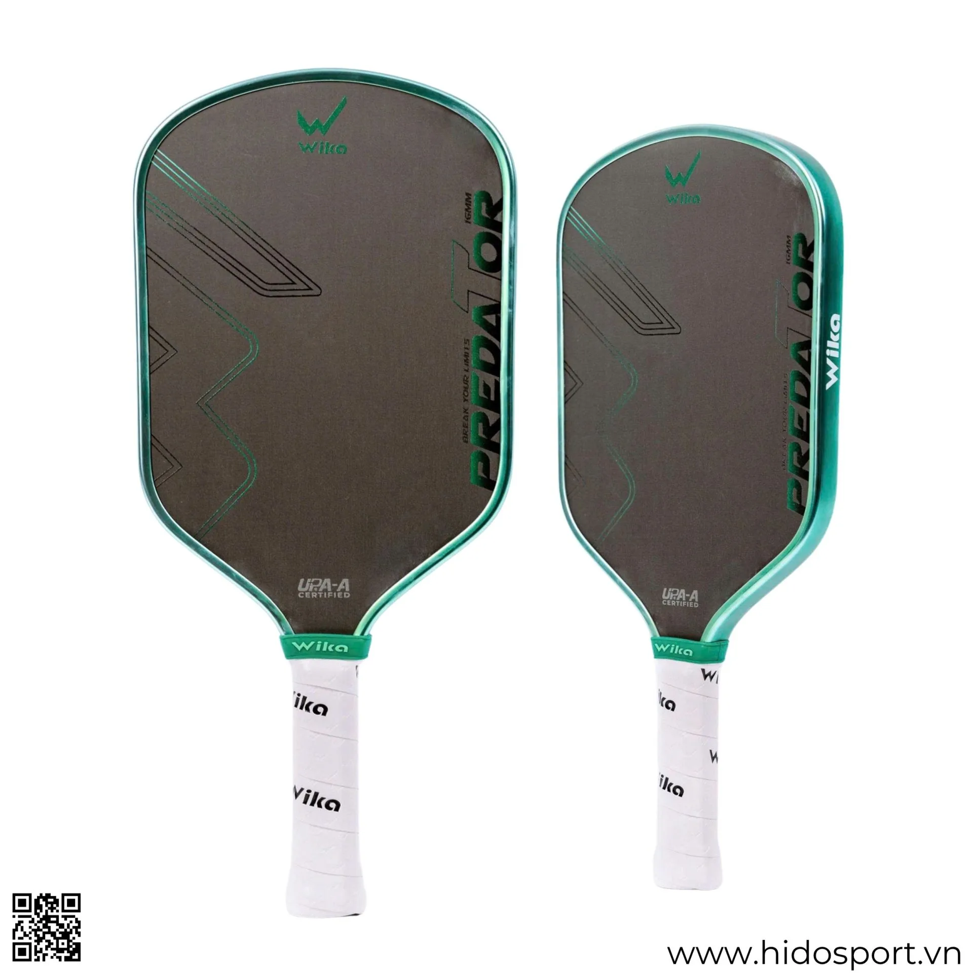 (TITLE)% Vot Pickleball Wika Predator Mau Xanh