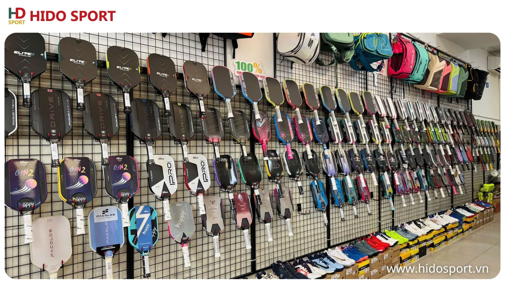 (TITLE)% Cac Mau Vot Pickleball Tai Hido Sport