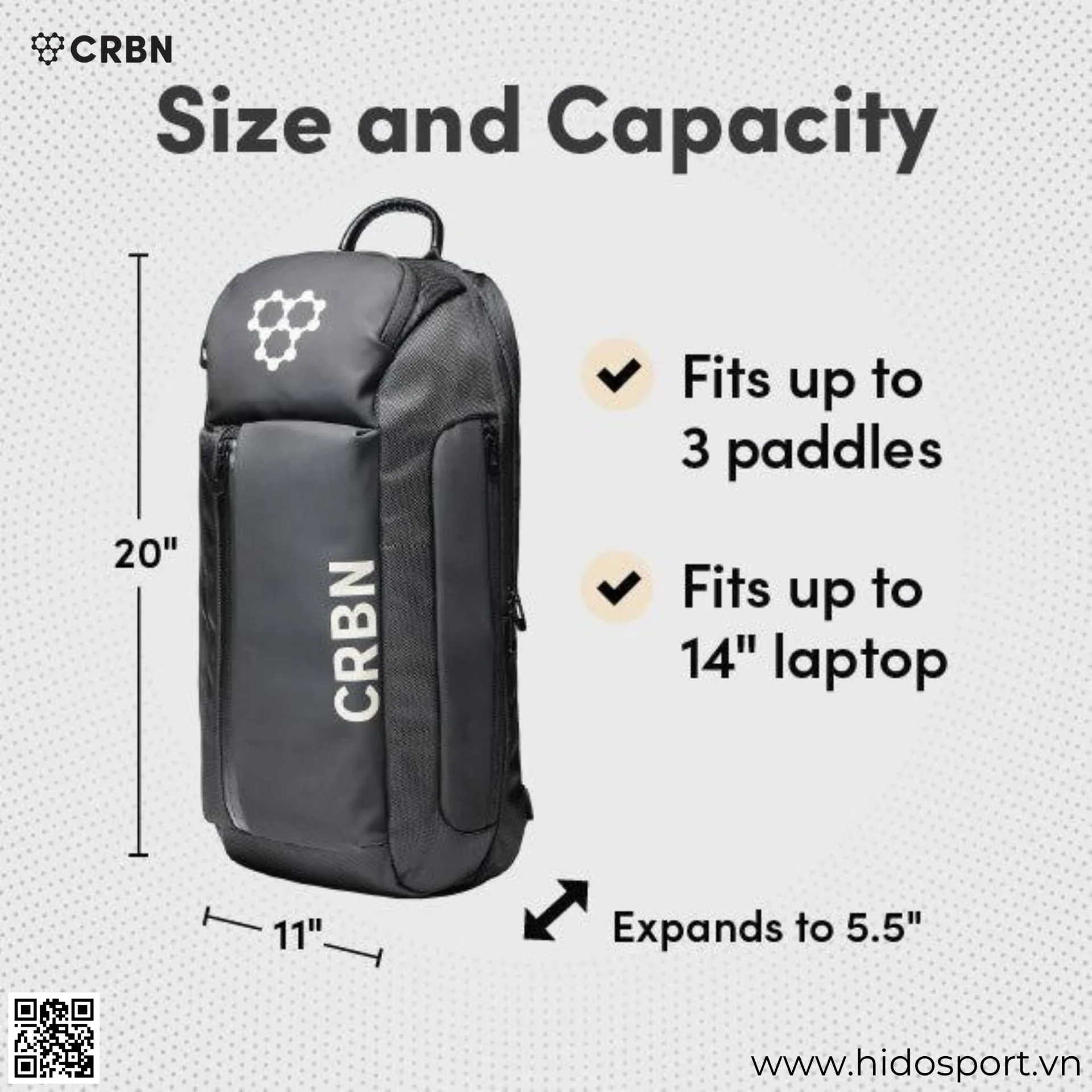 (TITLE)% Tui Deo Cheo Pickleball Crbn Pro Team Sling Bag 08