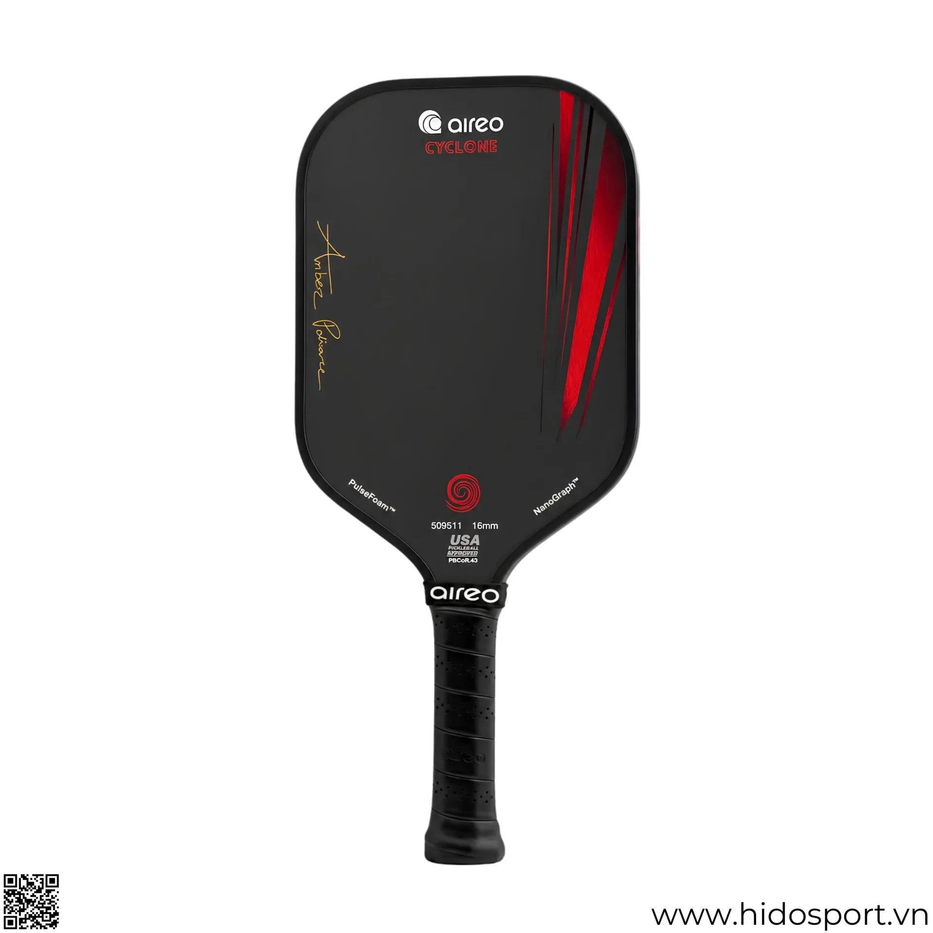 Vot Pickleball Aireo Cyclone Ap Signature Edition Chinh Hang