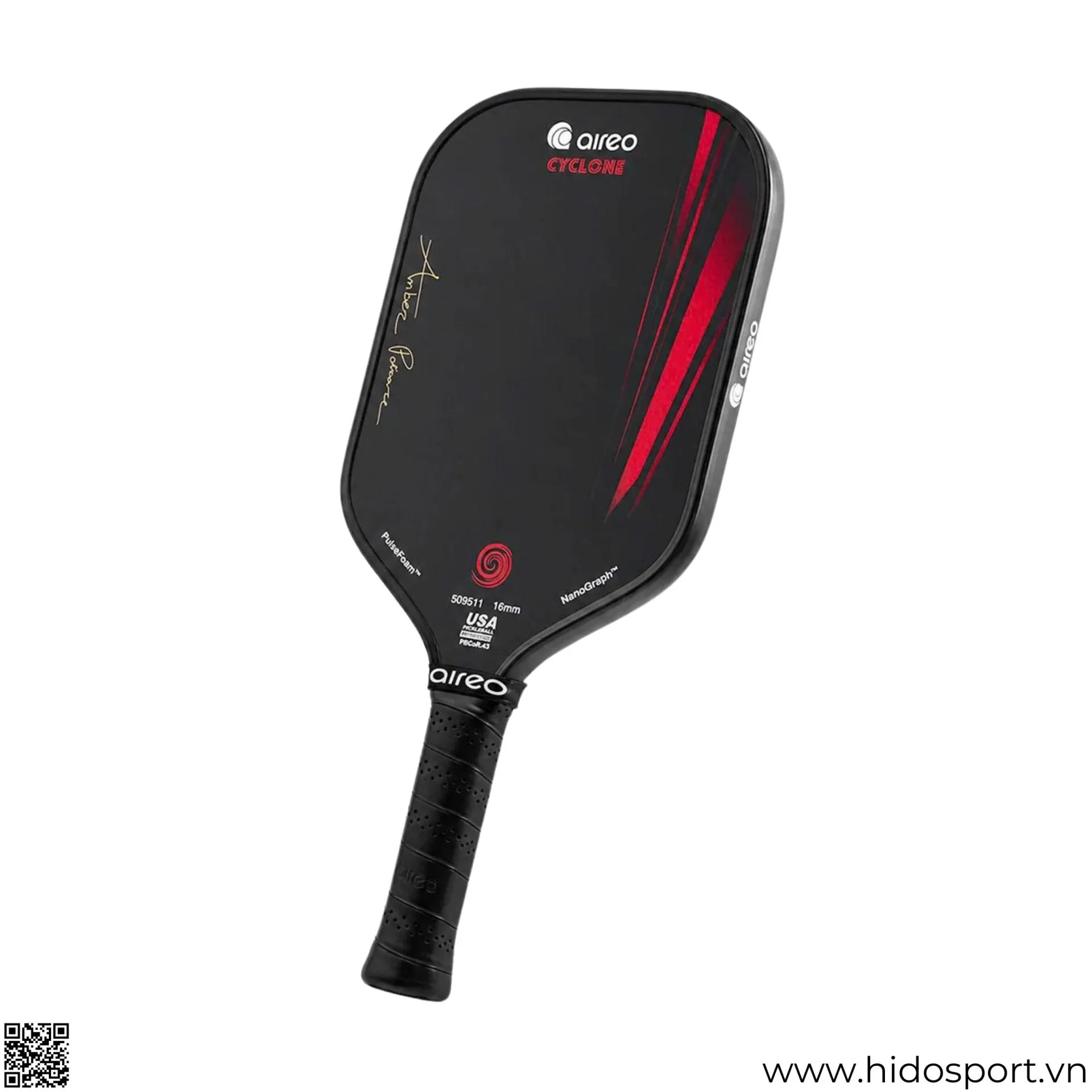 Vot Pickleball Aireo Cyclone Ap Signature Edition Goc Nghieng