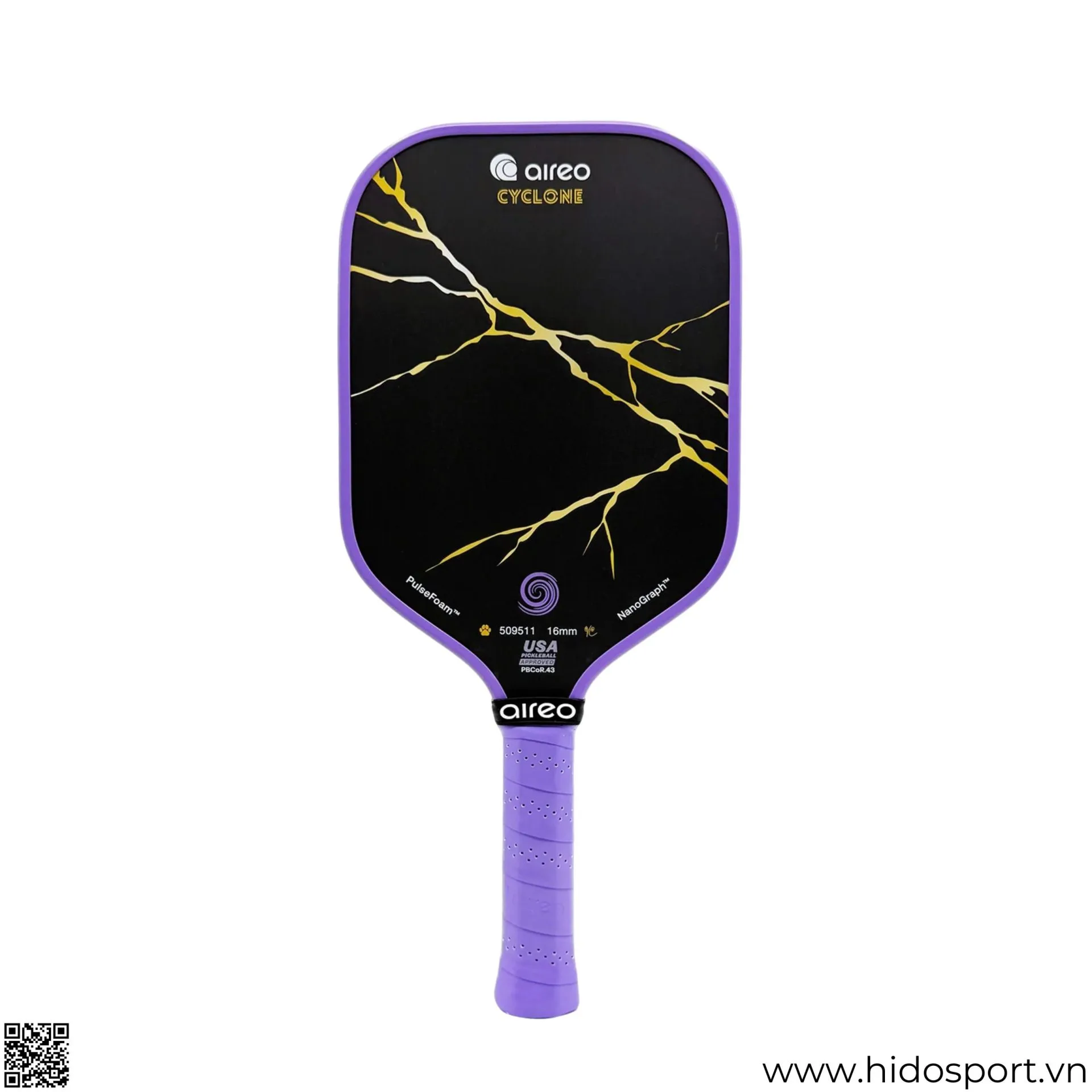 Vot Pickleball Aireo Kintsugi Cyclone Chinh Hang