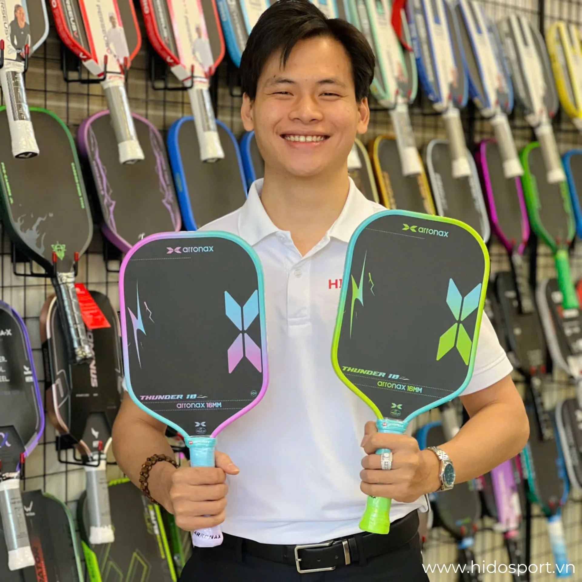 Vot Pickleball Arronax Thunder 10 16mm Hido Sport