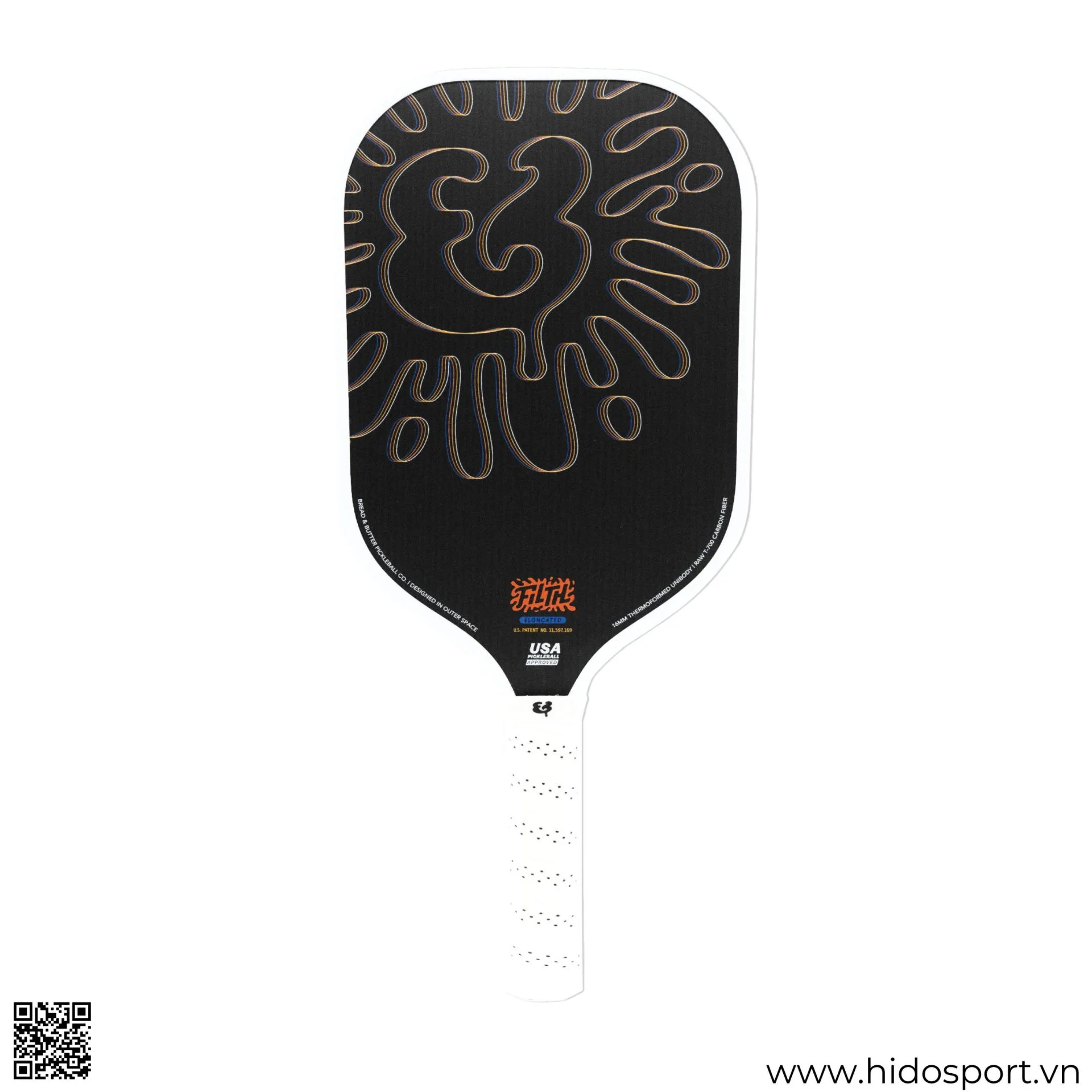 Vot Pickleball Bread Butter The Filth 16mm Elongated Chinh Dien