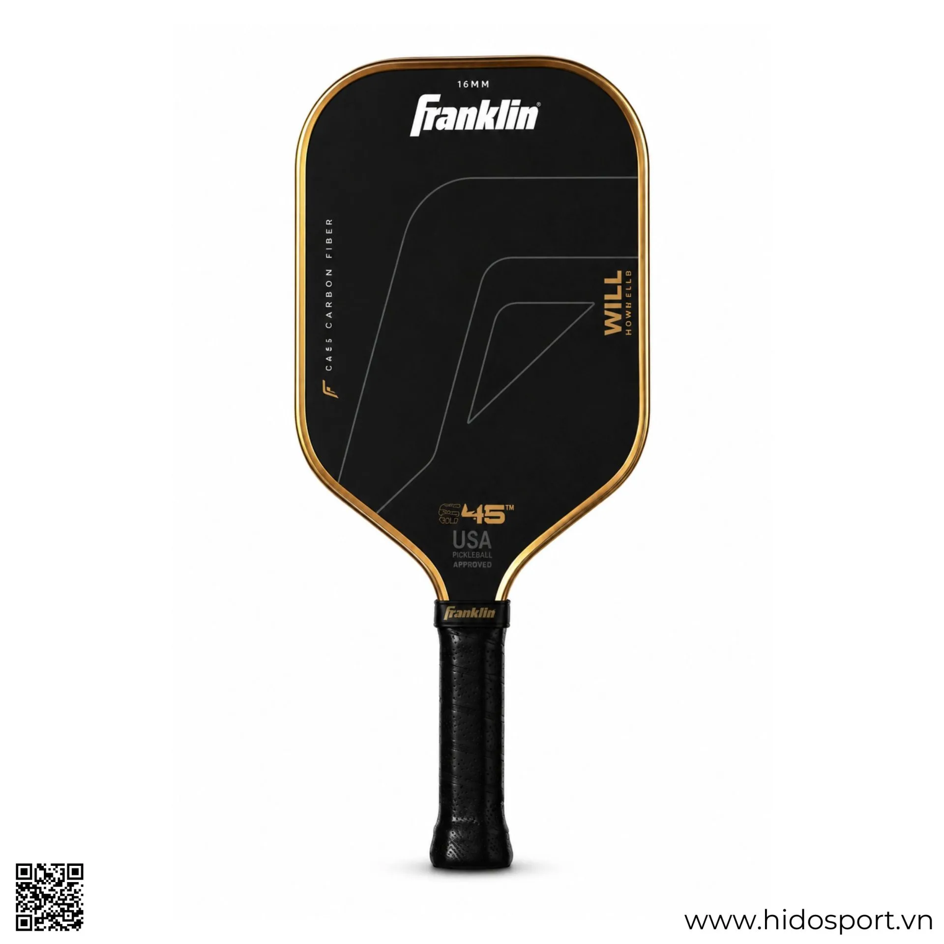 Vot Pickleball Franklin C45 Will Howells Gold Hido Sport