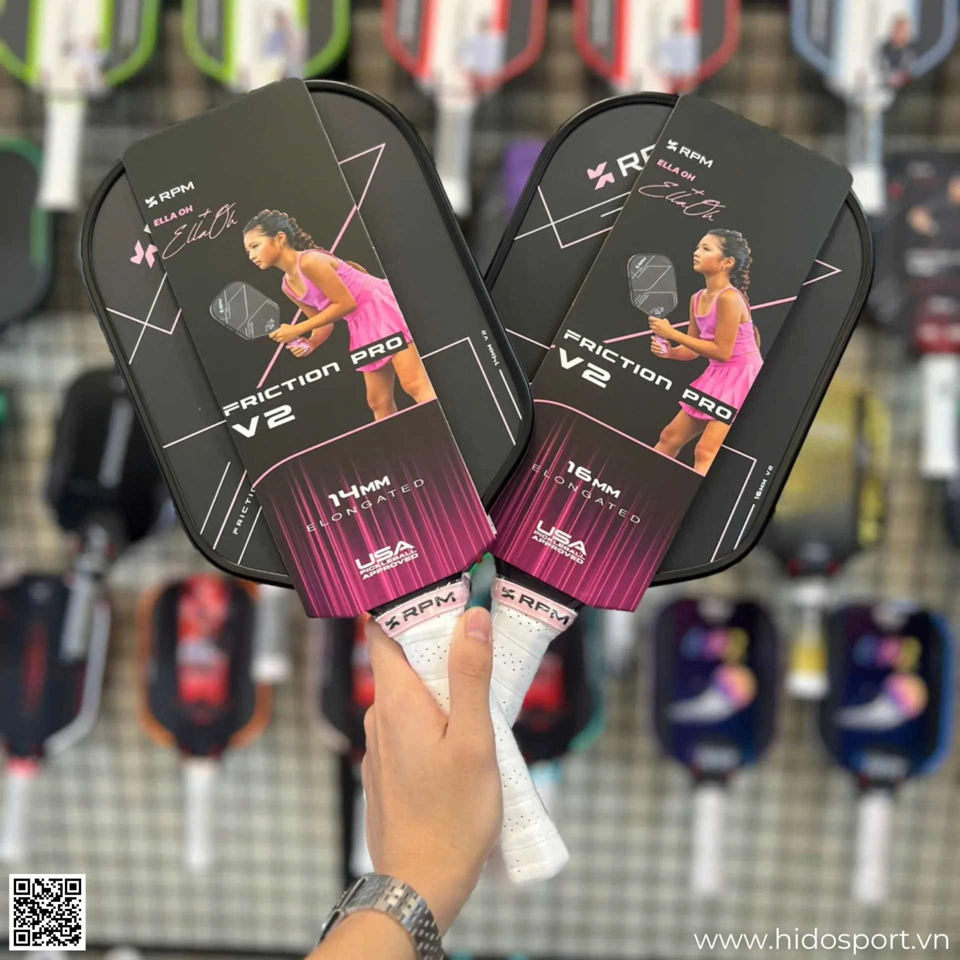 Vot Pickleball Rpm V2 Ella Oh Edition 14mm Va 16mm