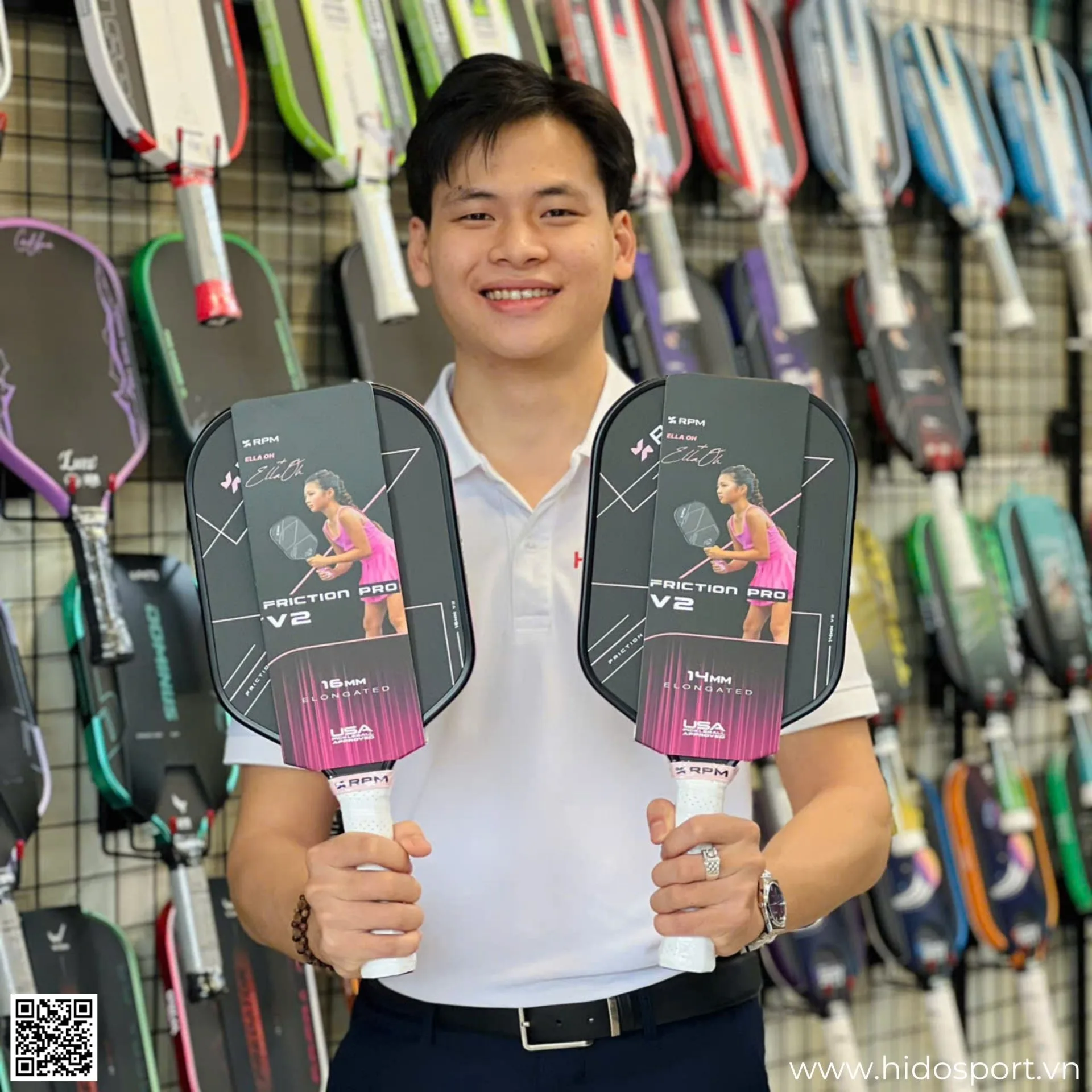 Vot Pickleball Rpm V2 Ella Oh Edition Hido Sport
