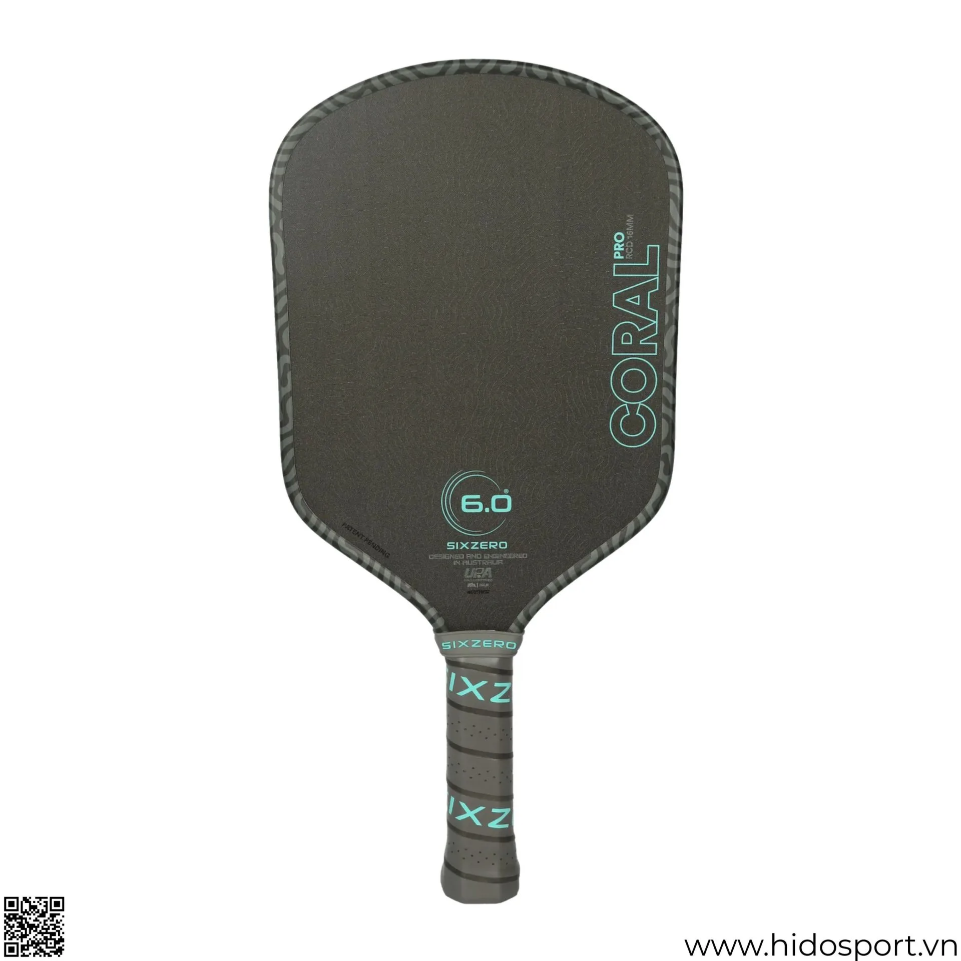 (TITLE)% Vot Pickleball Six Zero Coral Pro 16mm Hybrid