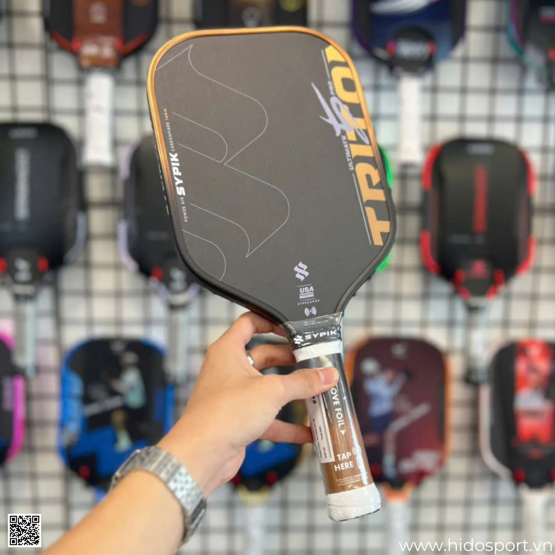 (TITLE)% Vot Pickleball Sypik Triton 5 New Colorway 2026 Boneze Haze Cam Tay