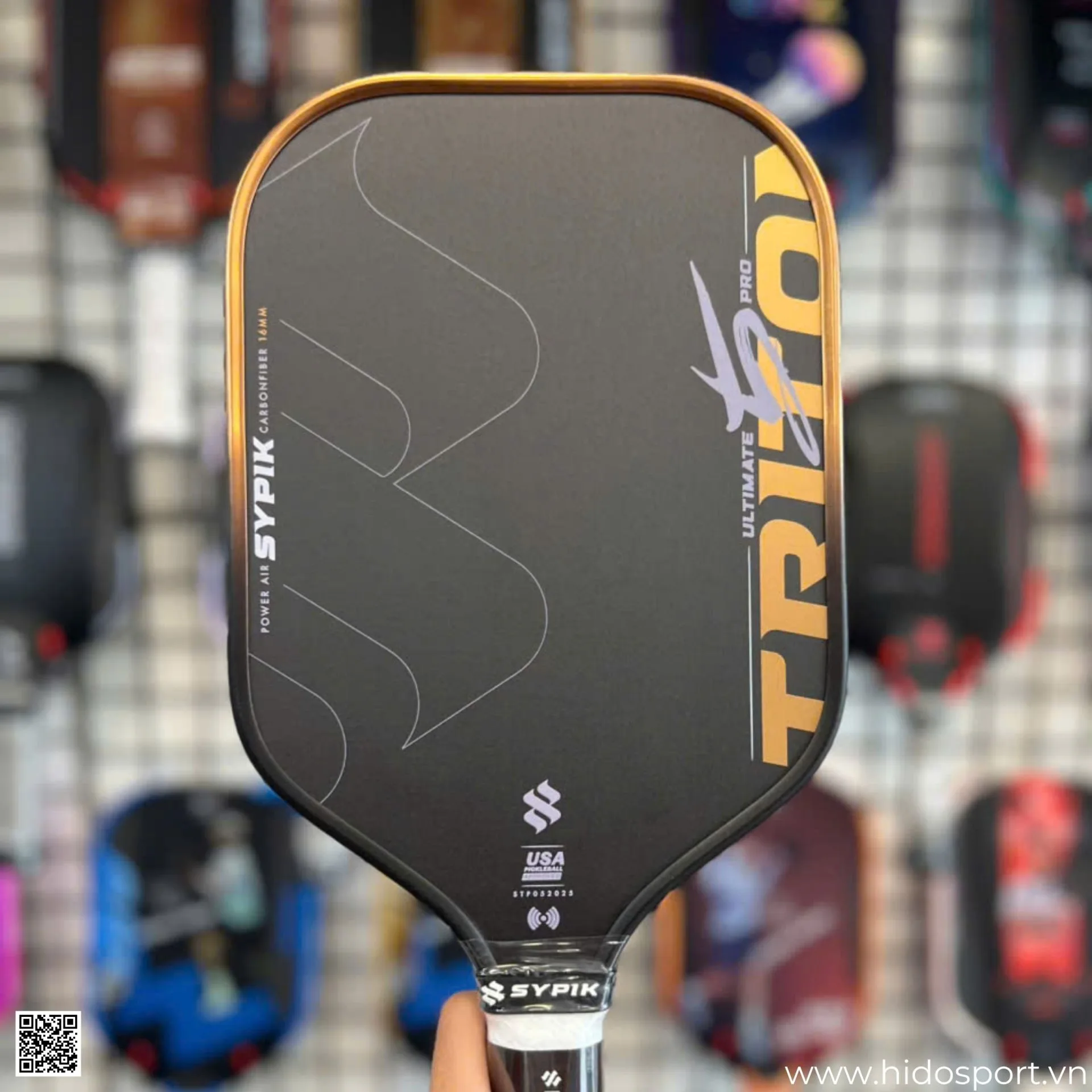 (TITLE)% Vot Pickleball Sypik Triton 5 New Colorway 2026 Boneze Haze Mat Truoc