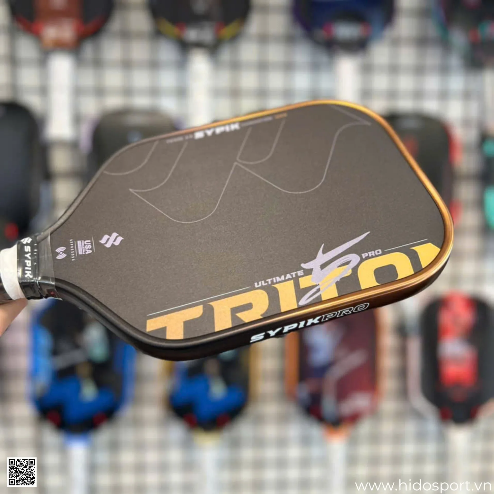 (TITLE)% Vot Pickleball Sypik Triton 5 New Colorway 2026 Boneze Haze Nam Ngang