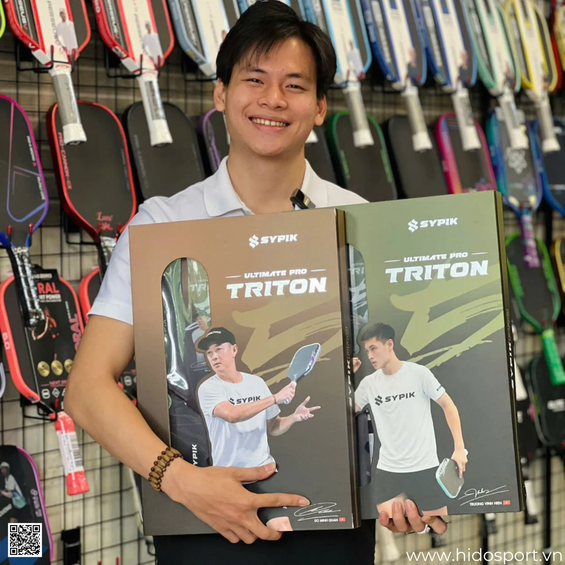 Vot Pickleball Sypik Triton 5 Signature Full Box Limited Edition Tai Hido Sport