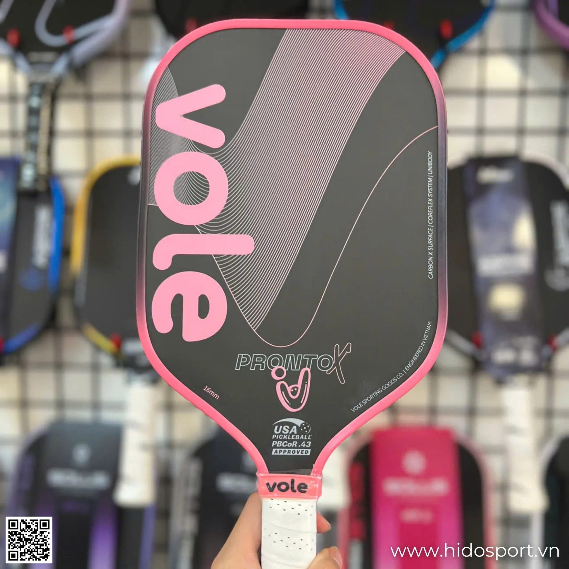(TITLE)% Vot Pickleball Vole Pronto X Hong Chinh Dien
