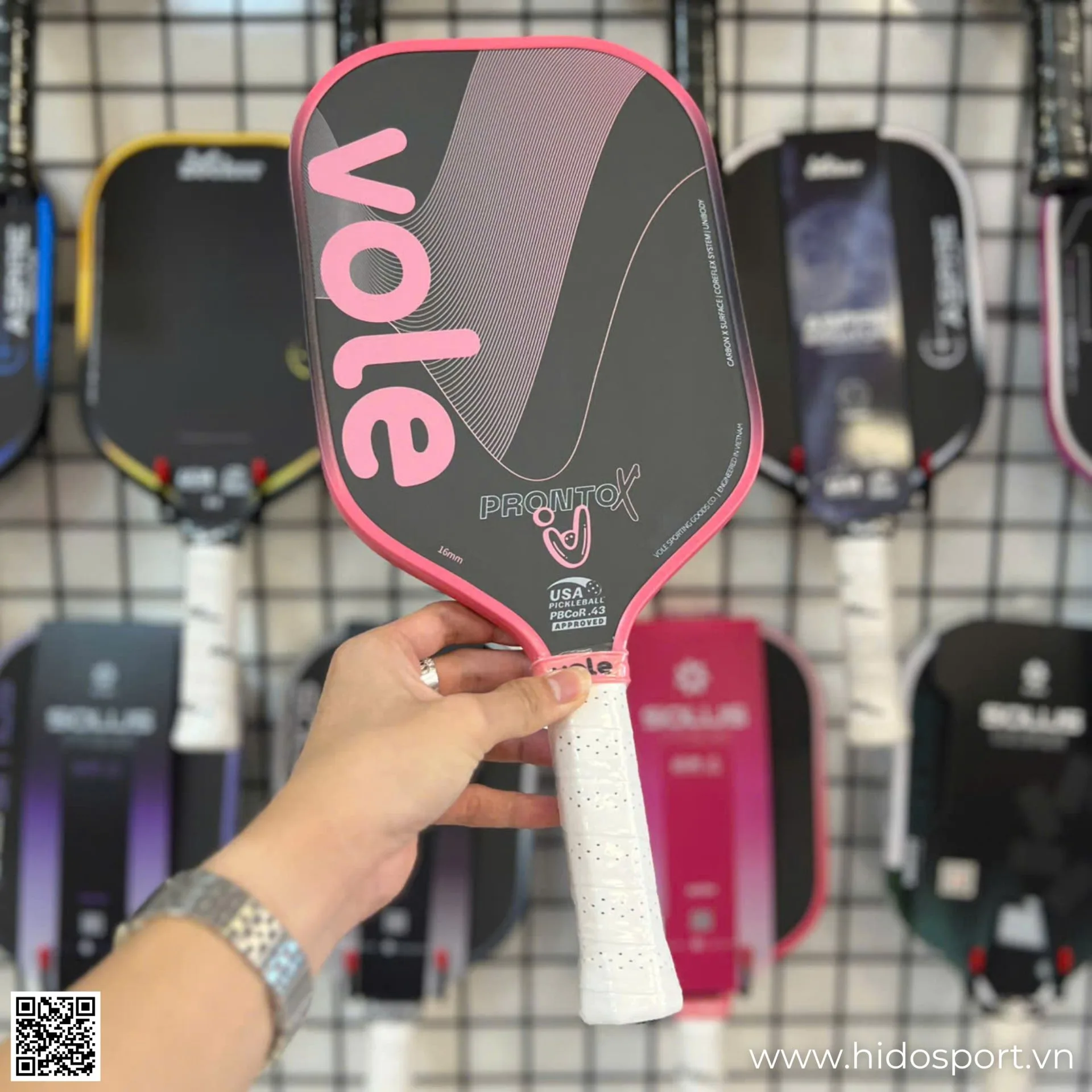 (TITLE)% Vot Pickleball Vole Pronto X Mau Hong Thuc Te