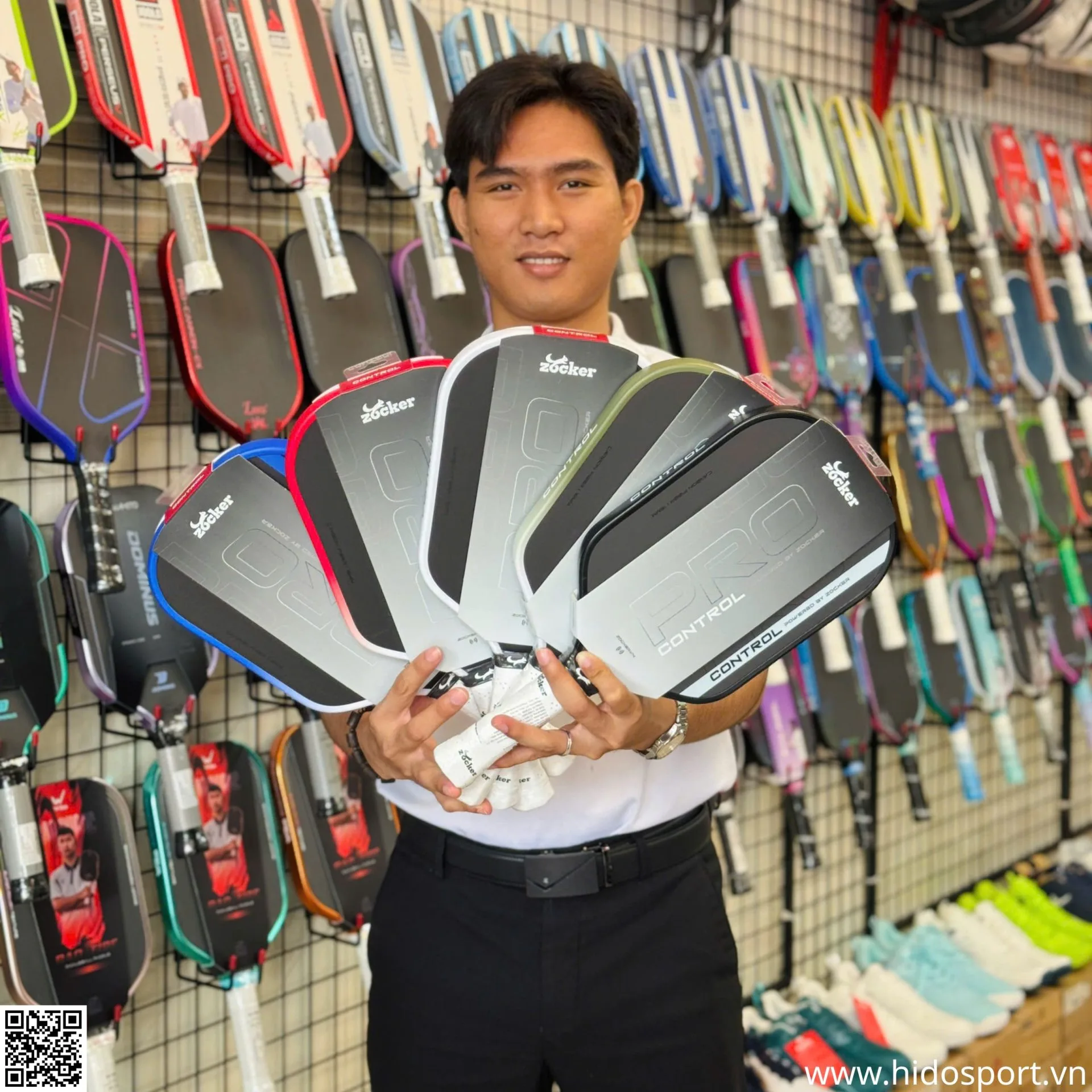 Vot Pickleball Zocker Pro Control Cac Phien Ban Mau