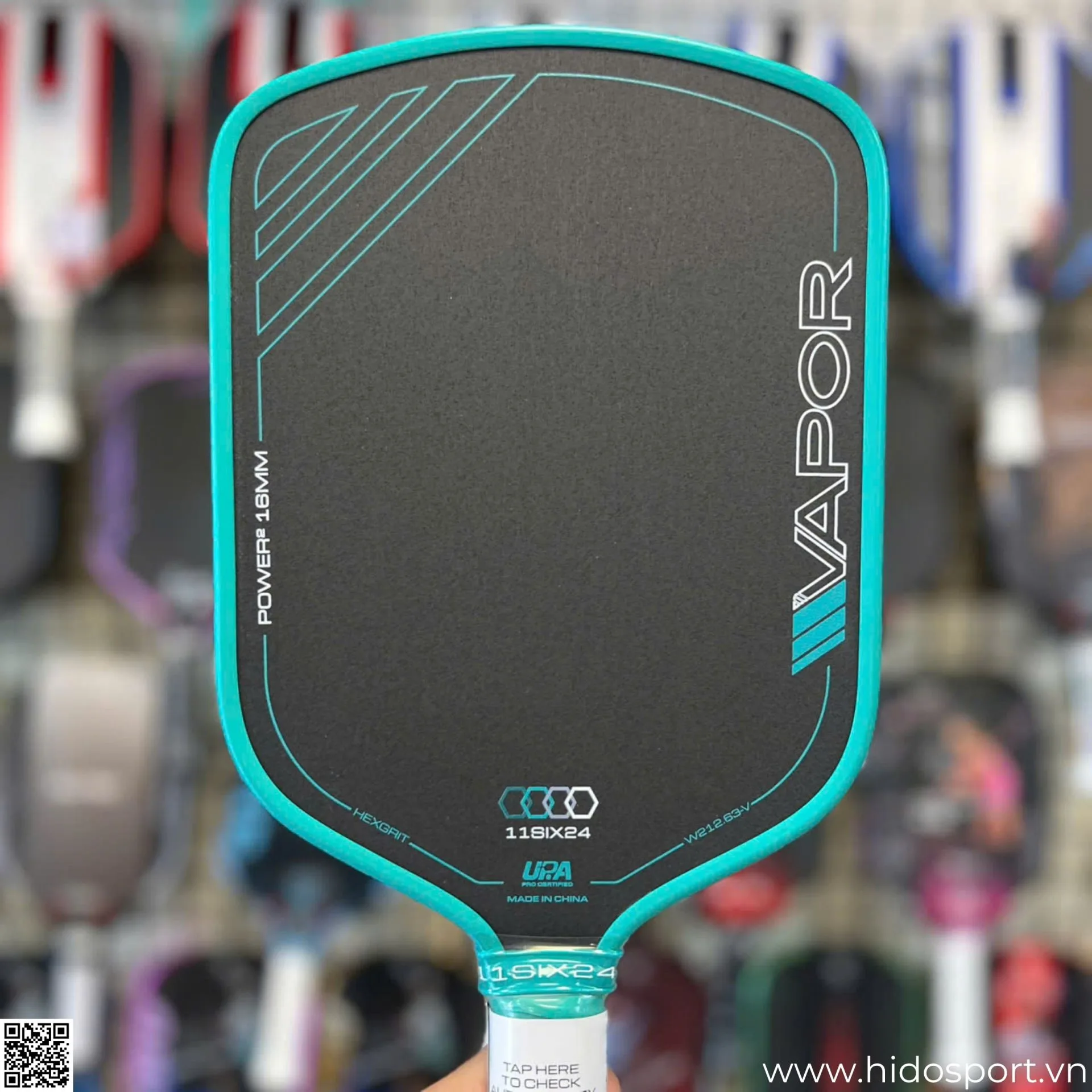 (TITLE)% 11six24 Vapor Power 2 Teal Mat Vot