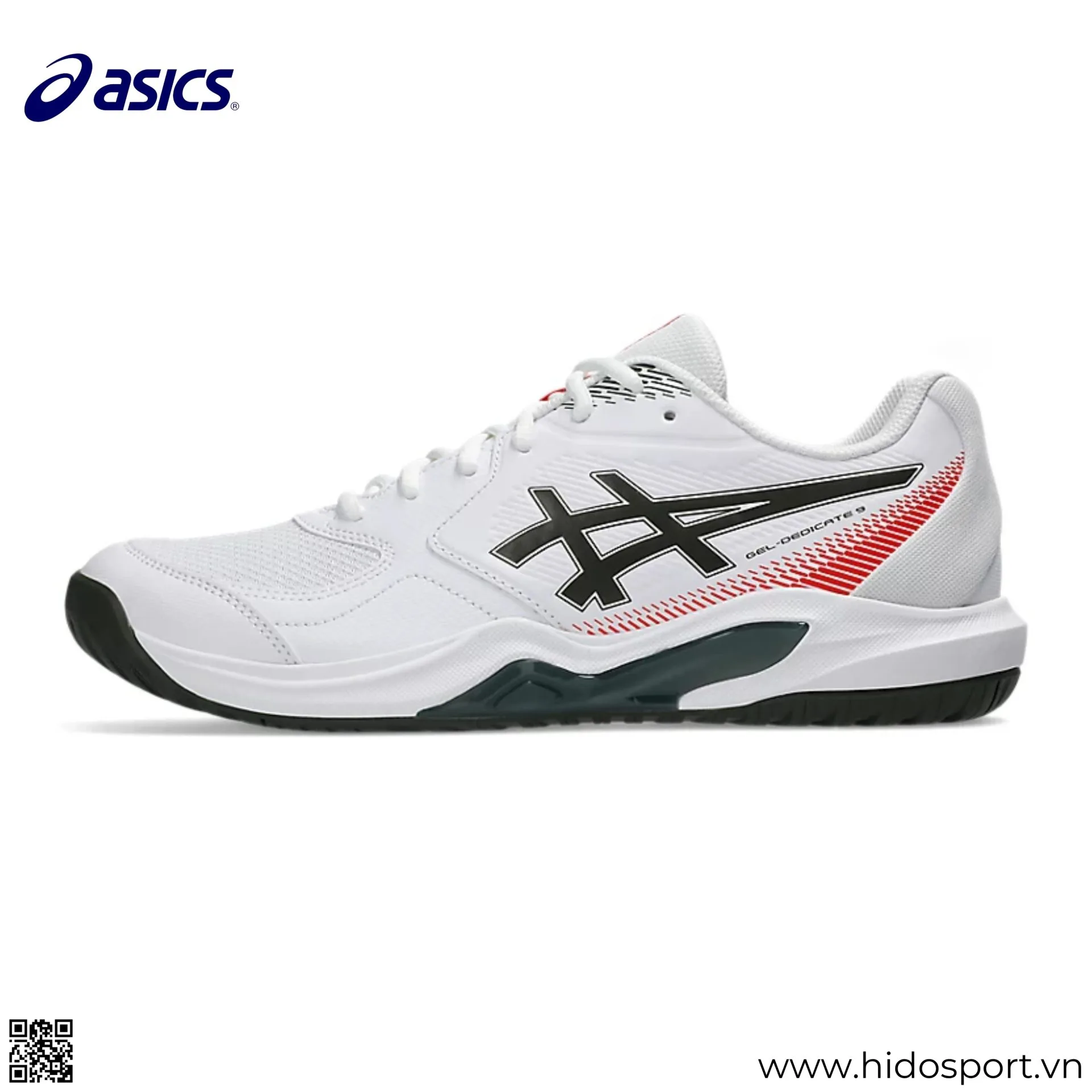 Asics Gel Dedicate 9 White Vintage Khaki 01