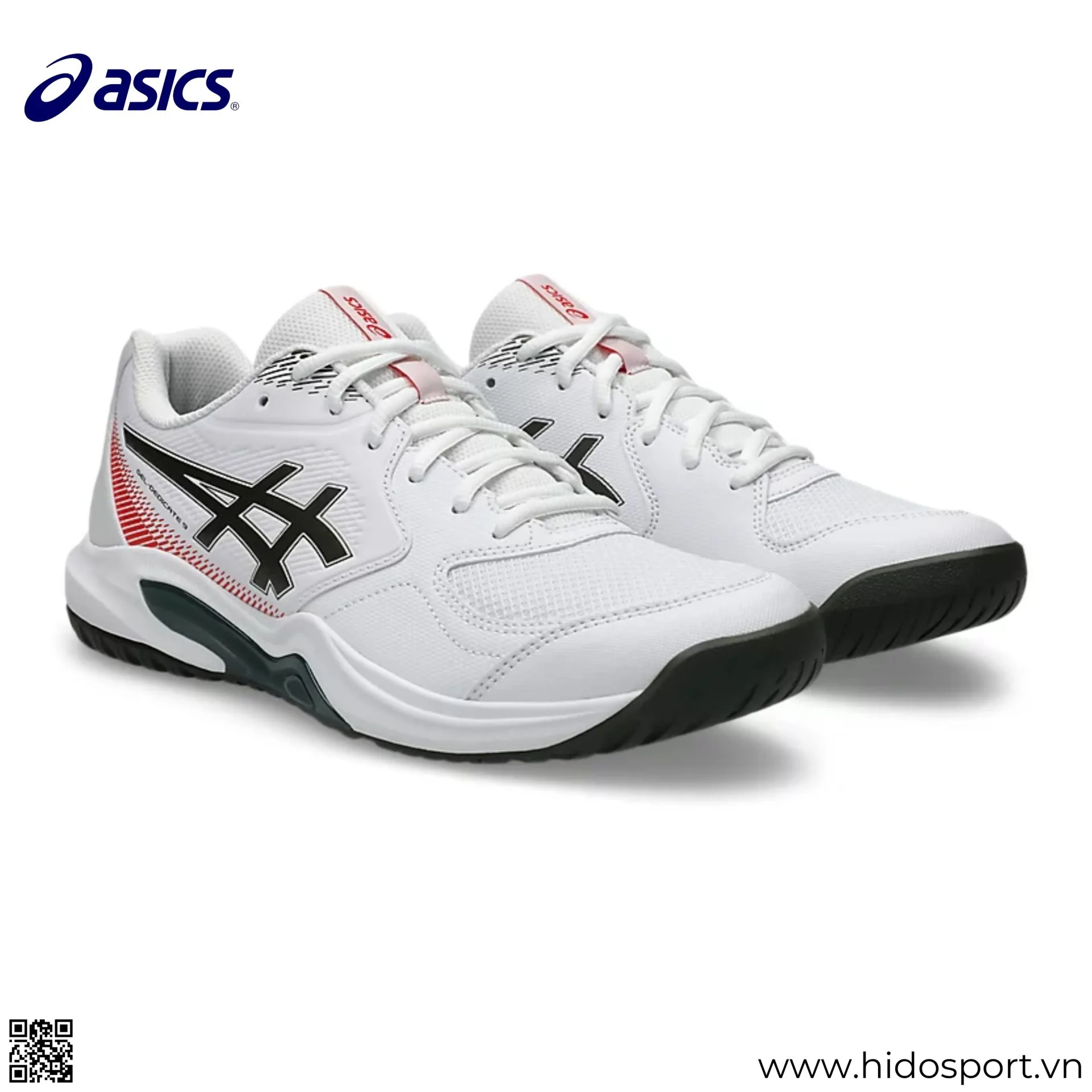 (TITLE)% Asics Gel Dedicate 9 White Vintage Khaki 02