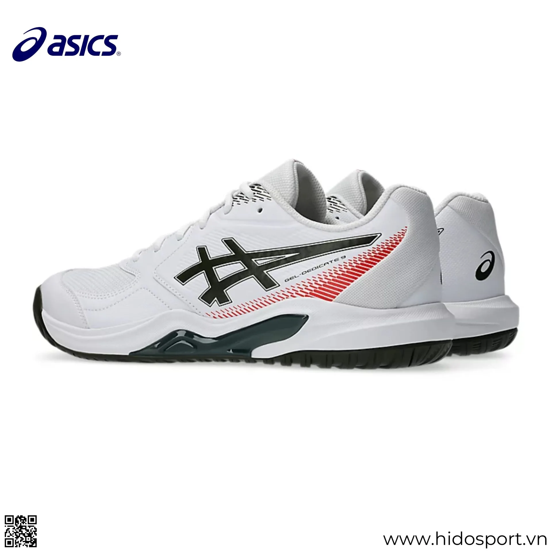 (TITLE)% Asics Gel Dedicate 9 White Vintage Khaki 03