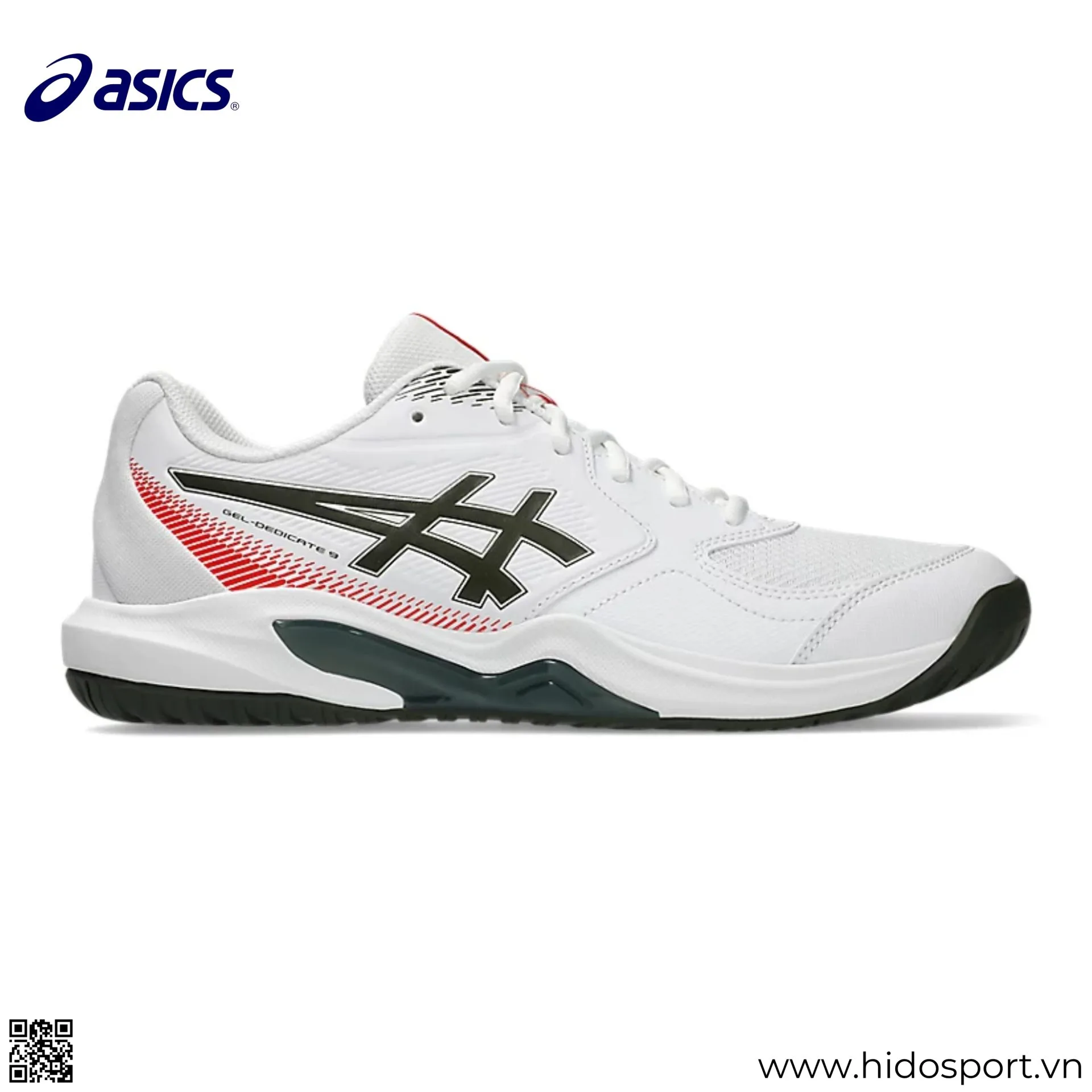 (TITLE)% Asics Gel Dedicate 9 White Vintage Khaki 05