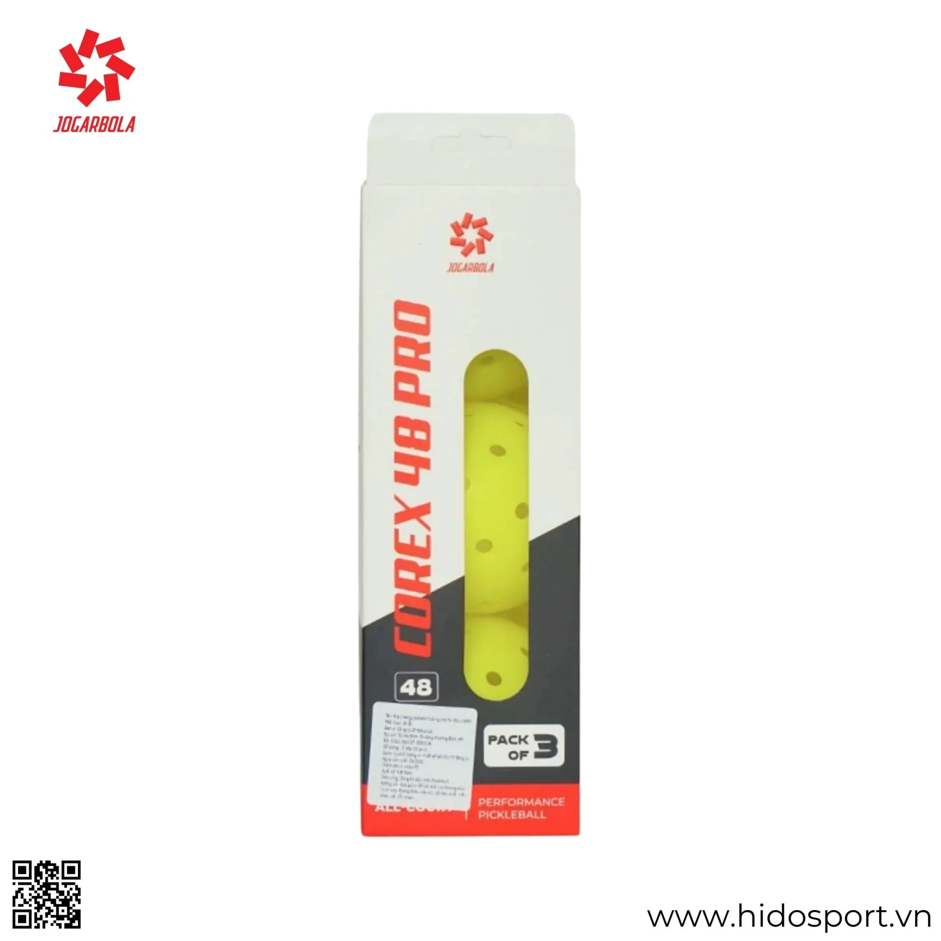 Bong Pickleball Jogarbola Corex 48 Pro 01