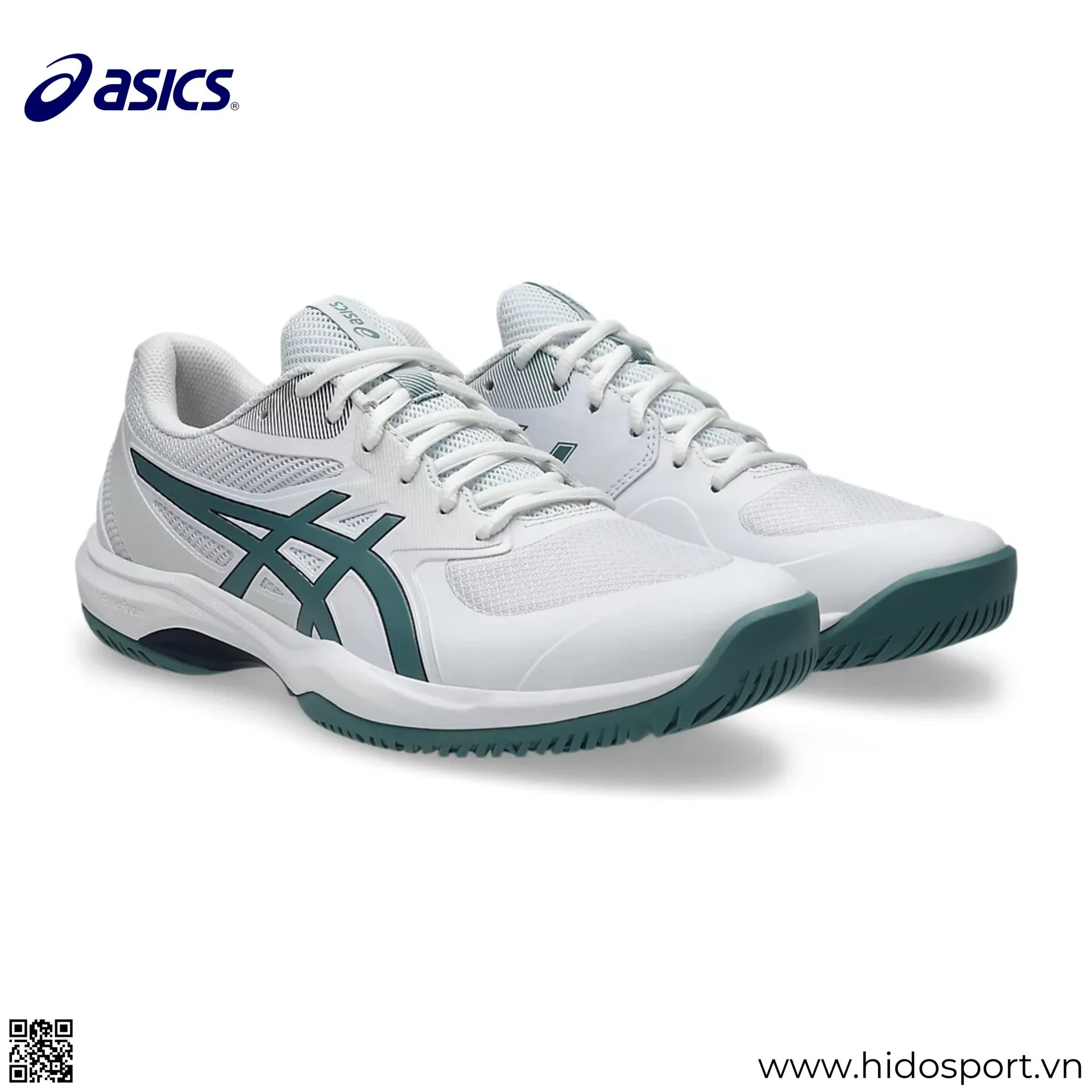 (TITLE)% Giay Pickleball Asics Game Ff White Foggy Teal Chinh Hang 01