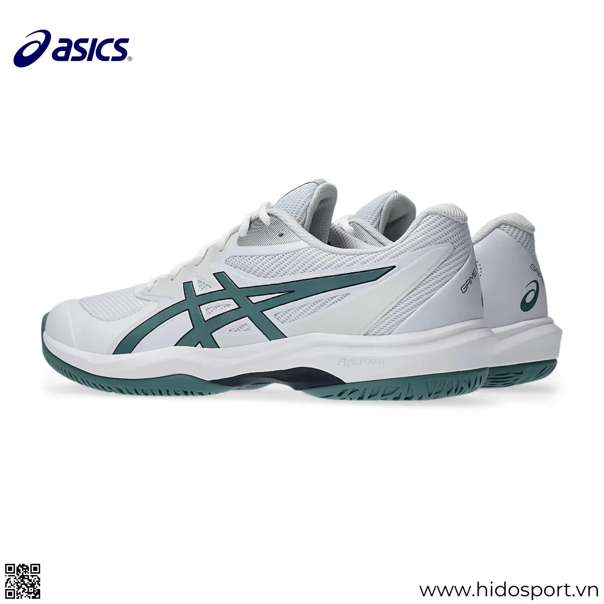 (TITLE)% Giay Pickleball Asics Game Ff White Foggy Teal Chinh Hang 04