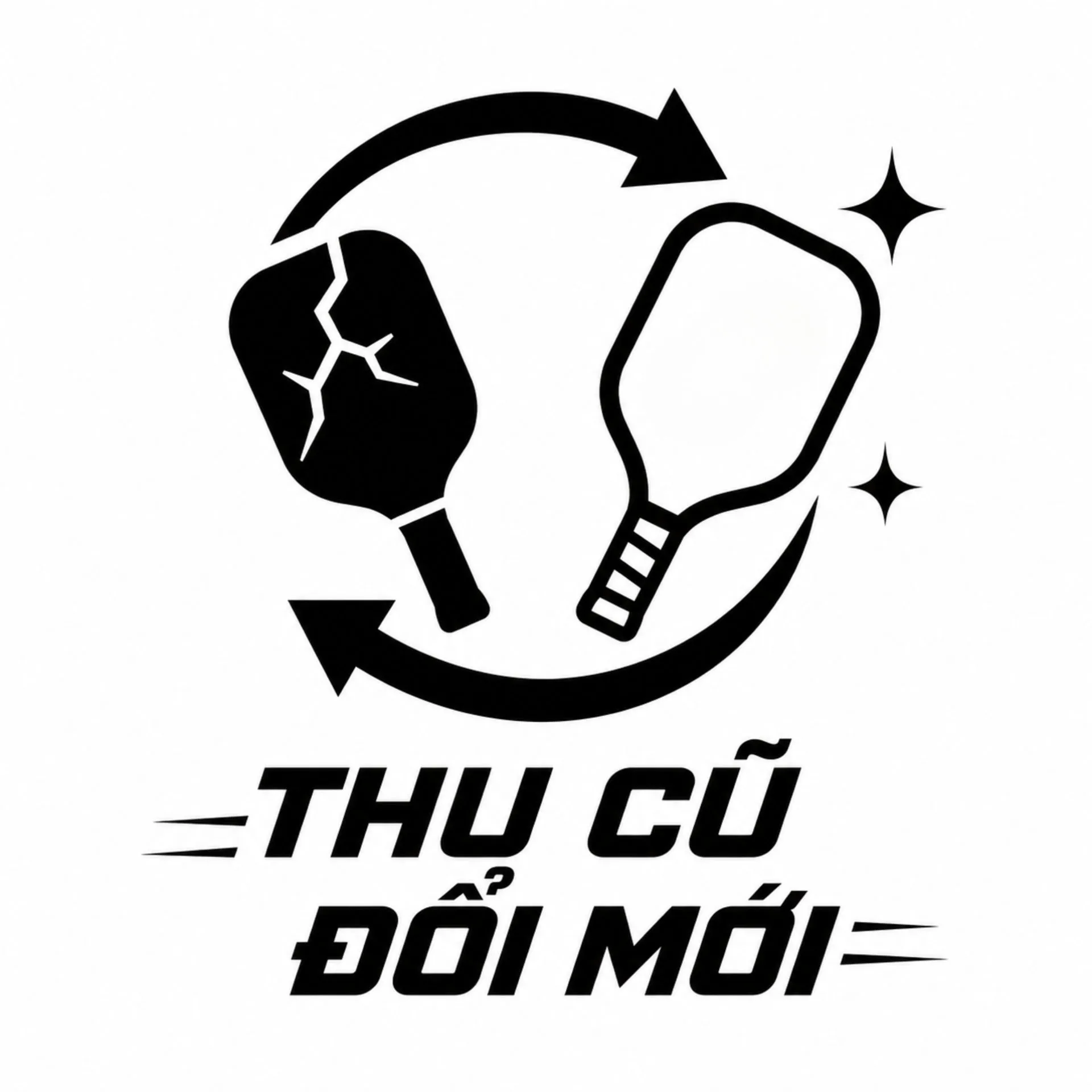 Hido Pickleball Logo Thu Cu Doi Moi