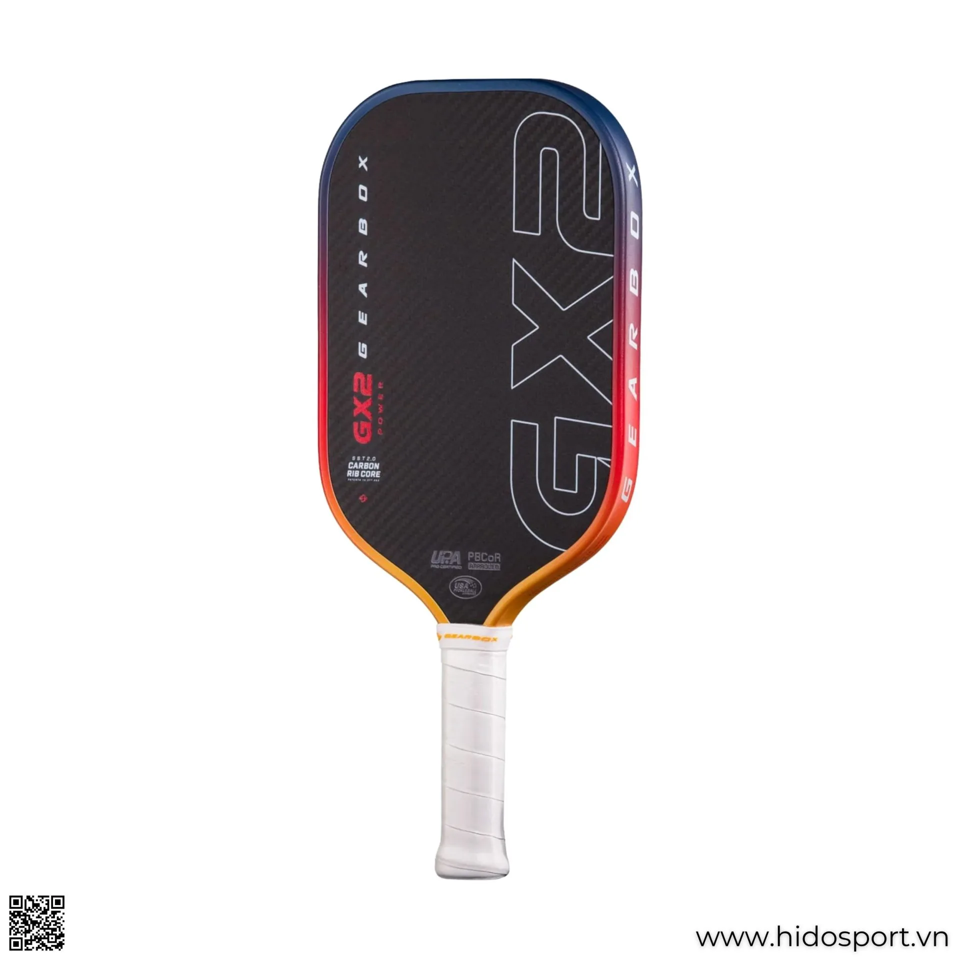 (TITLE)% Vot Pickleball Gearbox Gx2 Power Dual Certified 16mm Mat Truoc