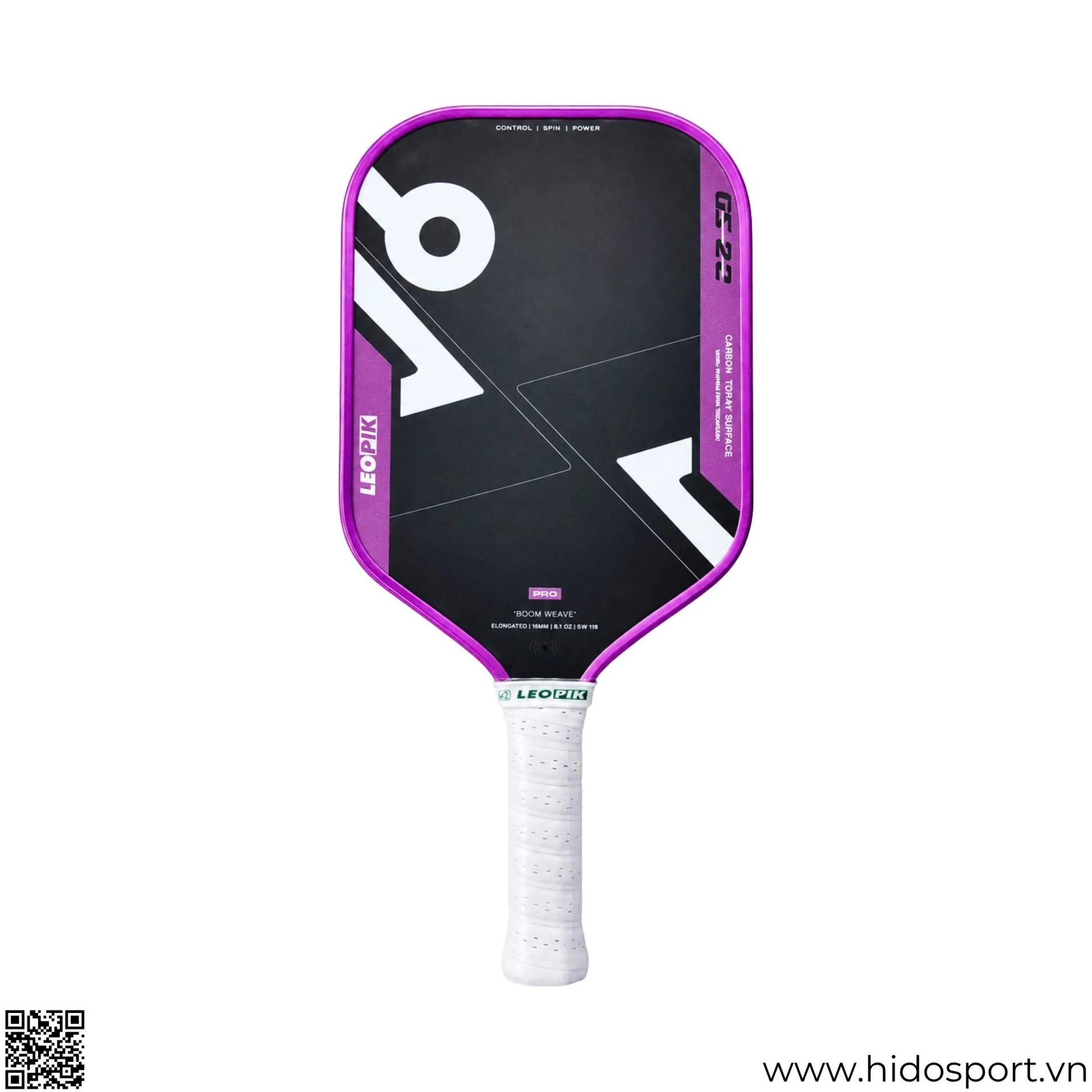 Vot Pickleball Leopik Gs 22 Boom Weave Mau Tim