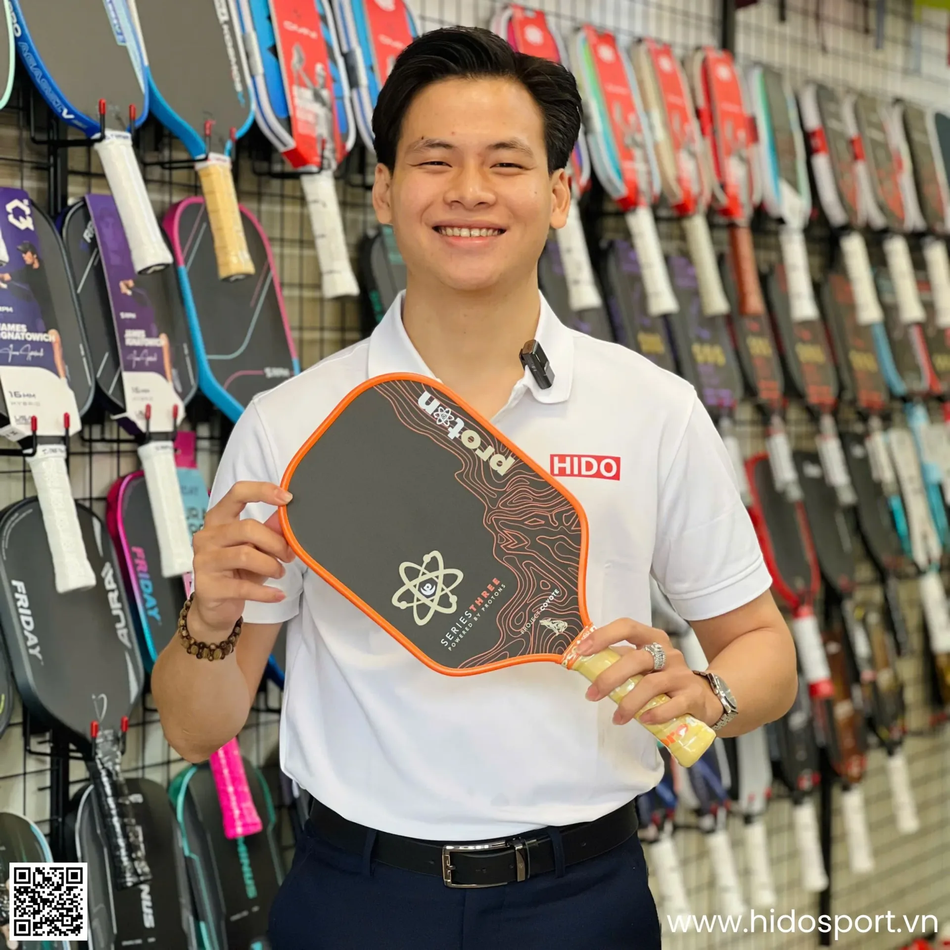 Vot Pickleball Proton Series 3 Project Coyote Thuc Te Hido Sport