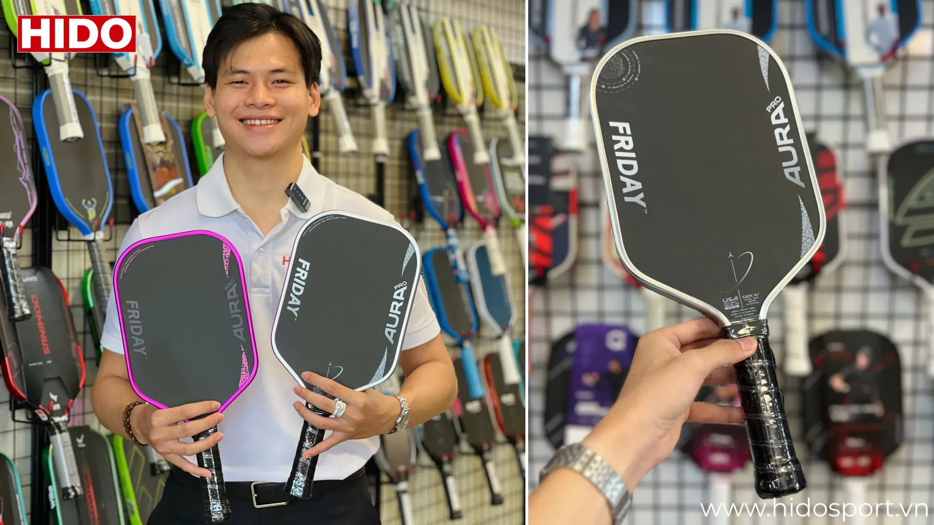 Vot Pickleball Friday Aura Pro Metallic Edition