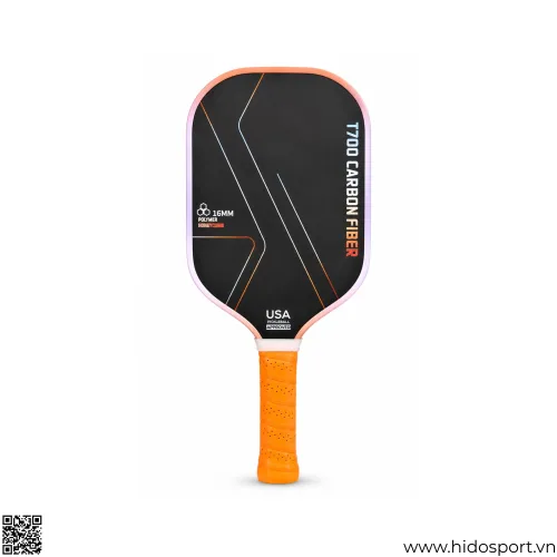 (TITLE)% Vợt Pickleball T700 Đen Cam Pastel