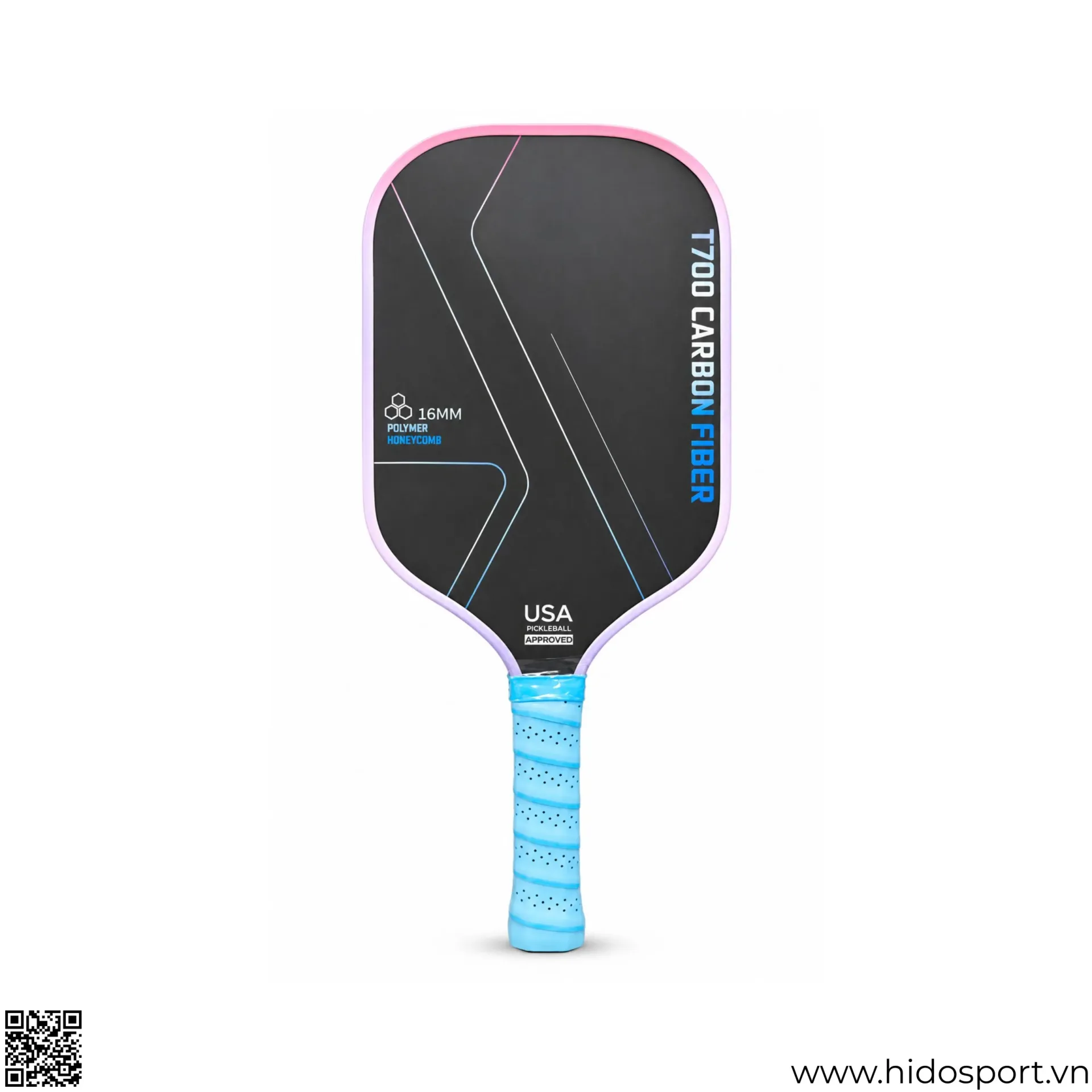 (TITLE)% Vợt Pickleball T700 Đen Xanh Dương