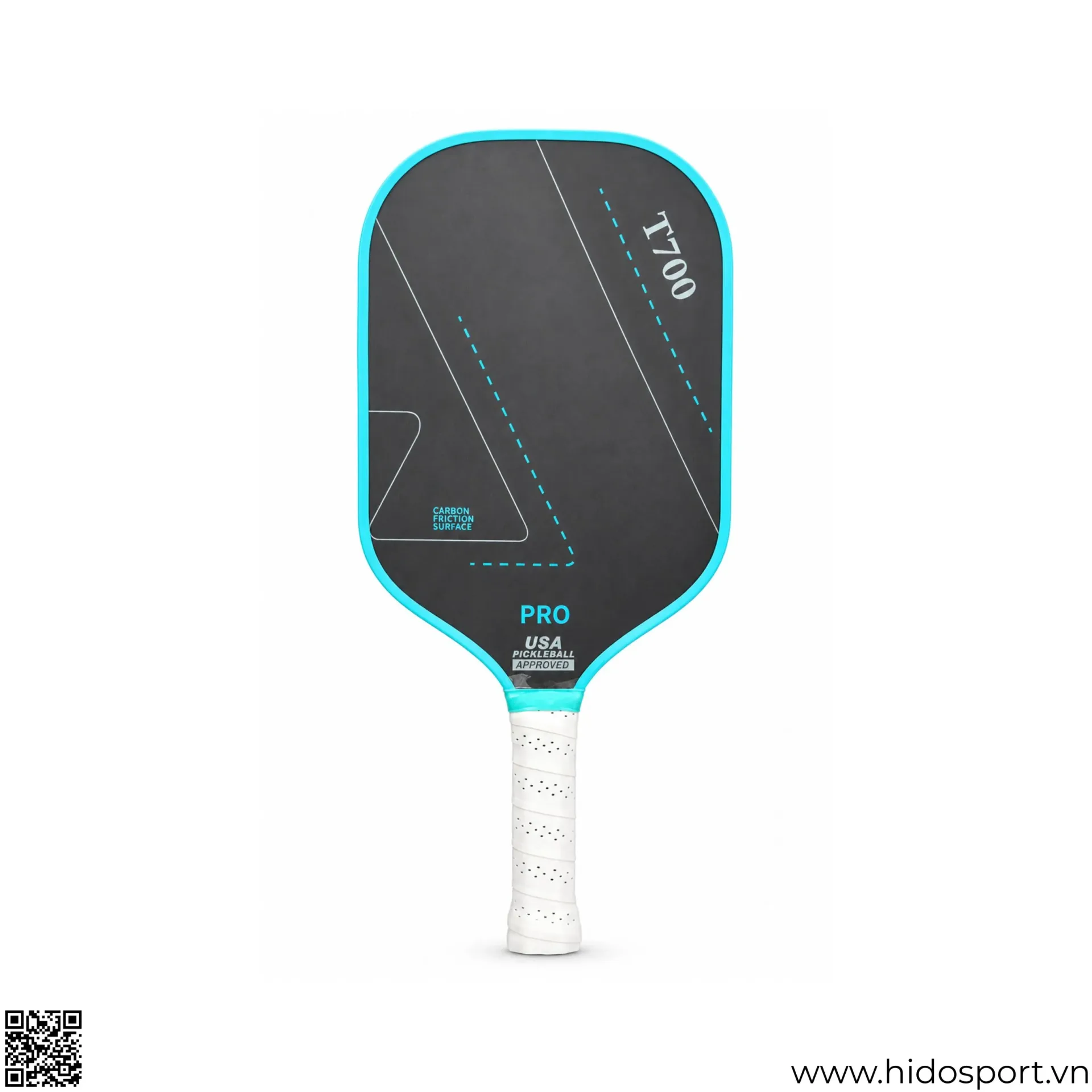 (TITLE)% Vợt Pickleball T700 Đen Xanh Ngọc