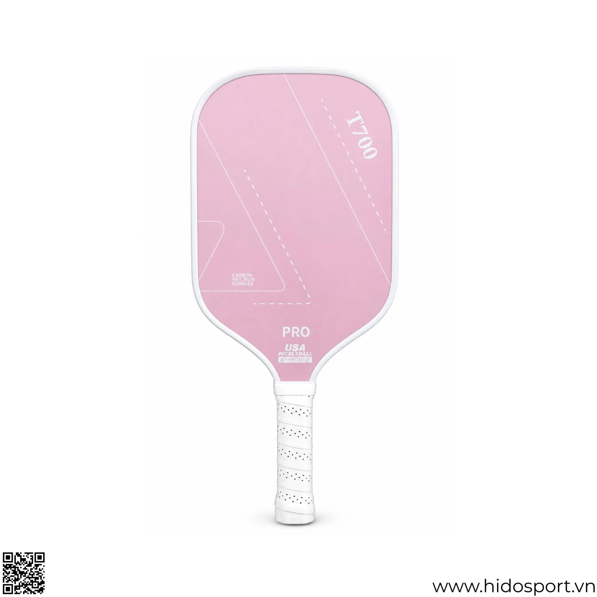 (TITLE)% Vợt Pickleball T700 Hồng Pastel